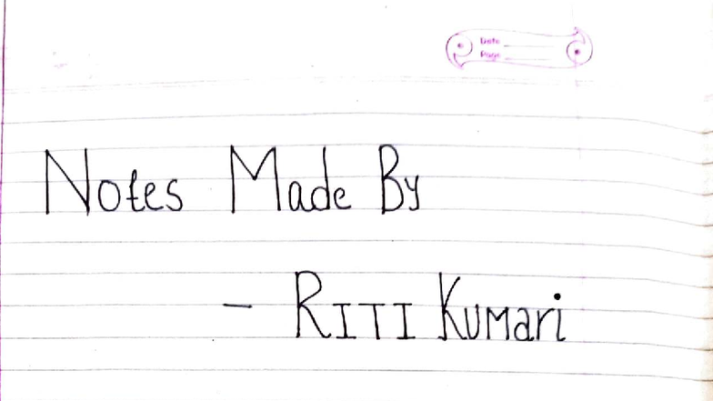 OOP in CTT: Comprehensive Notes on Object-Oriented Programming - Studocu