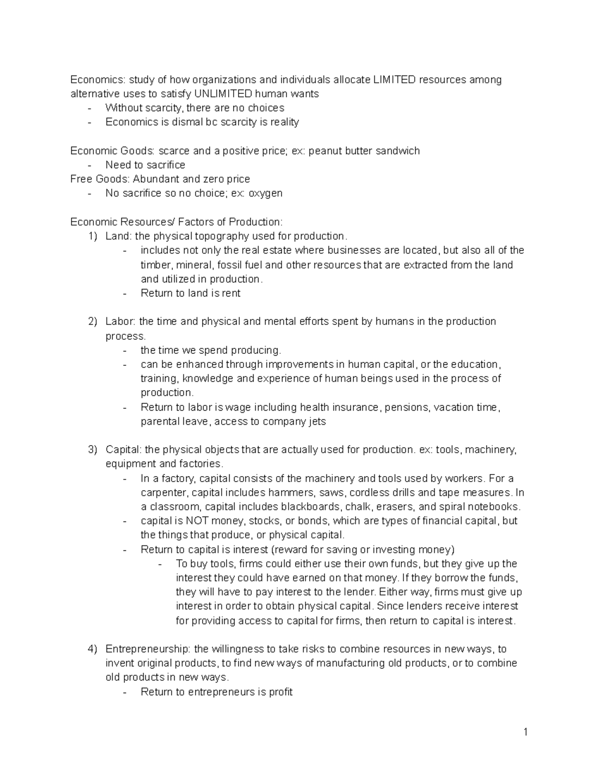 Comprehensive Guide to GDP and Macroeconomic Principles (ECO 101) - Studocu