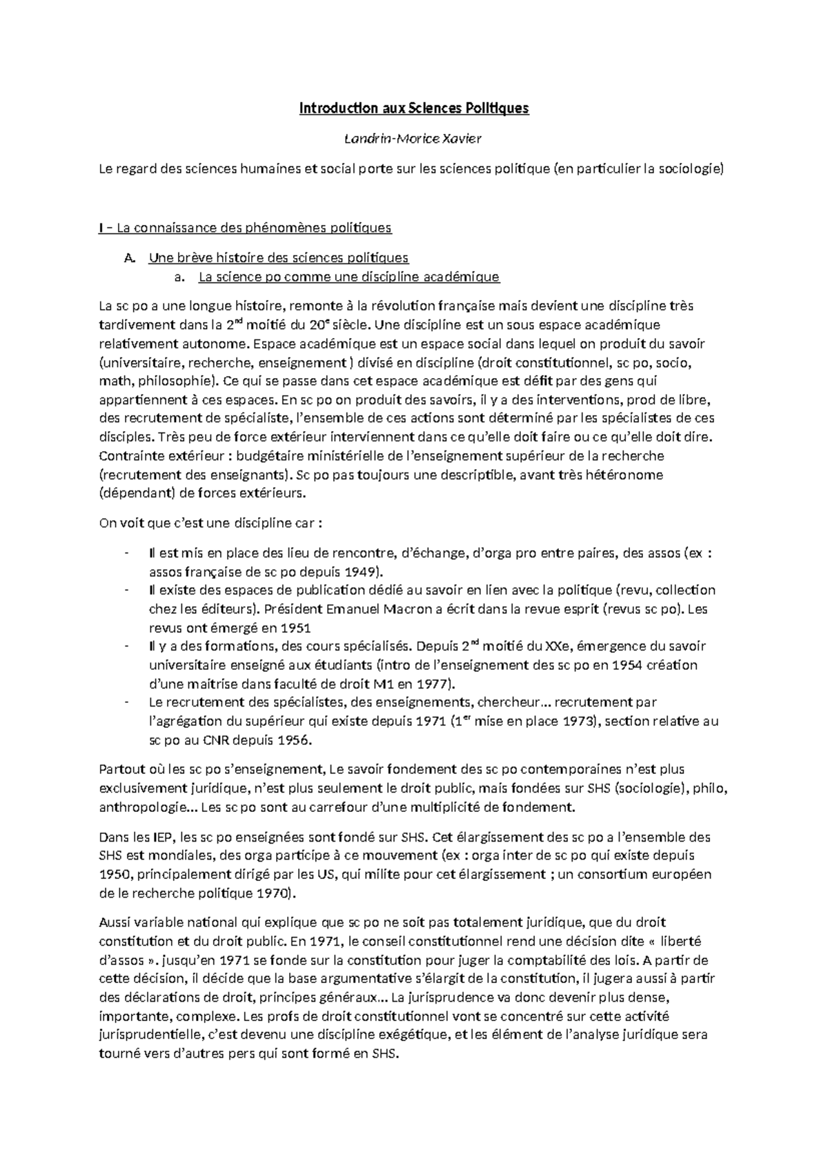 Introduction aux Sciences Politiques : Concepts et Enjeux Fondamentaux ...