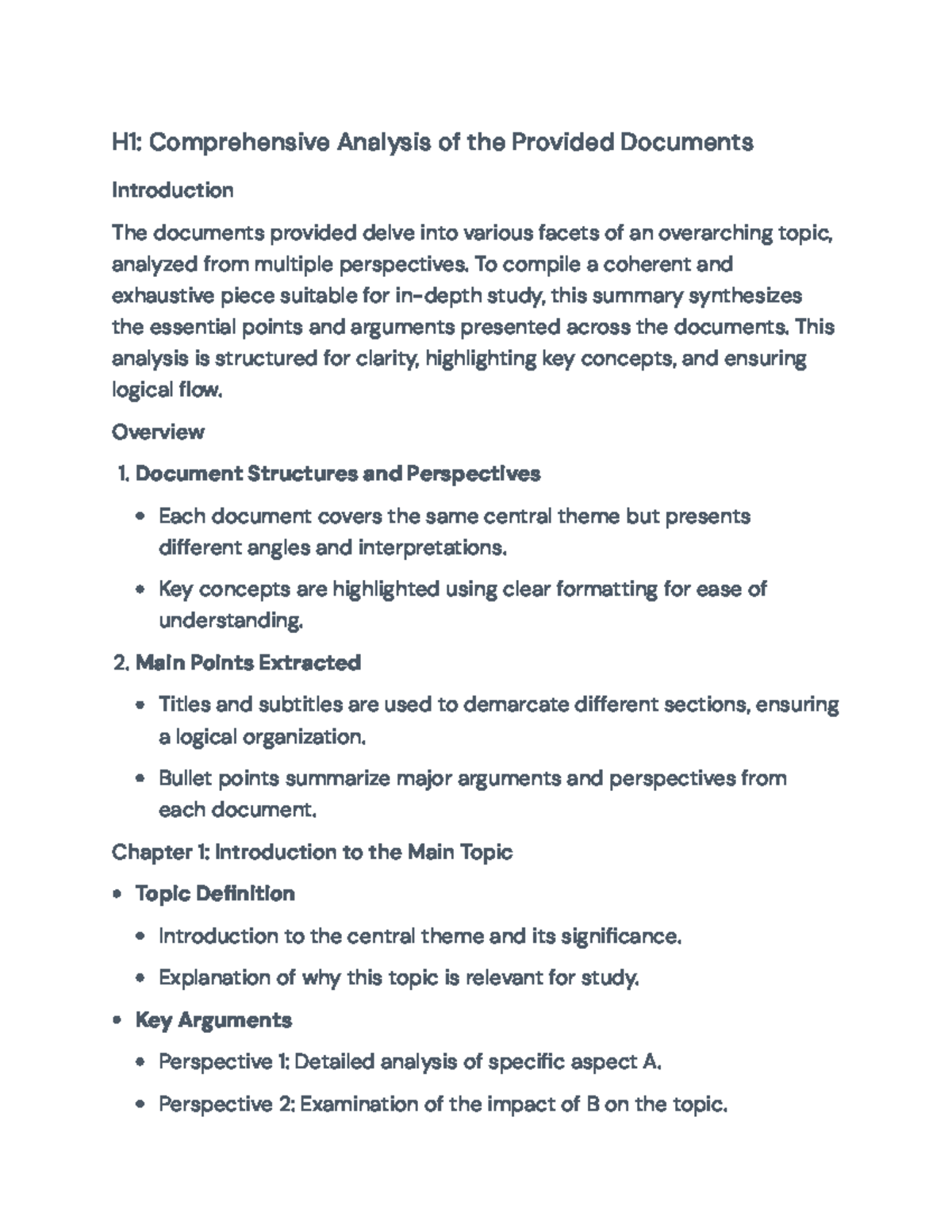 Comprehensive Analysis of Central Theme: Key Perspectives and Insights ...