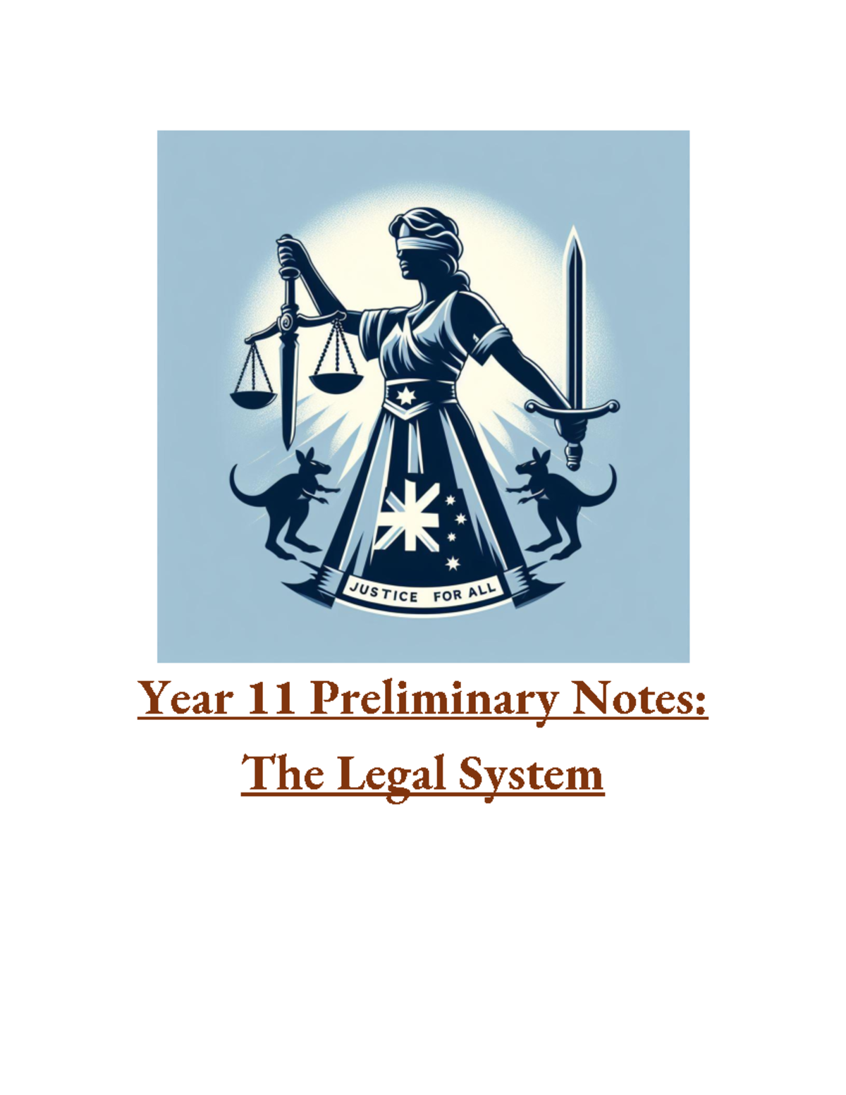 Year 11 Preliminary Notes The Legal System - Values and ethics - Values ...