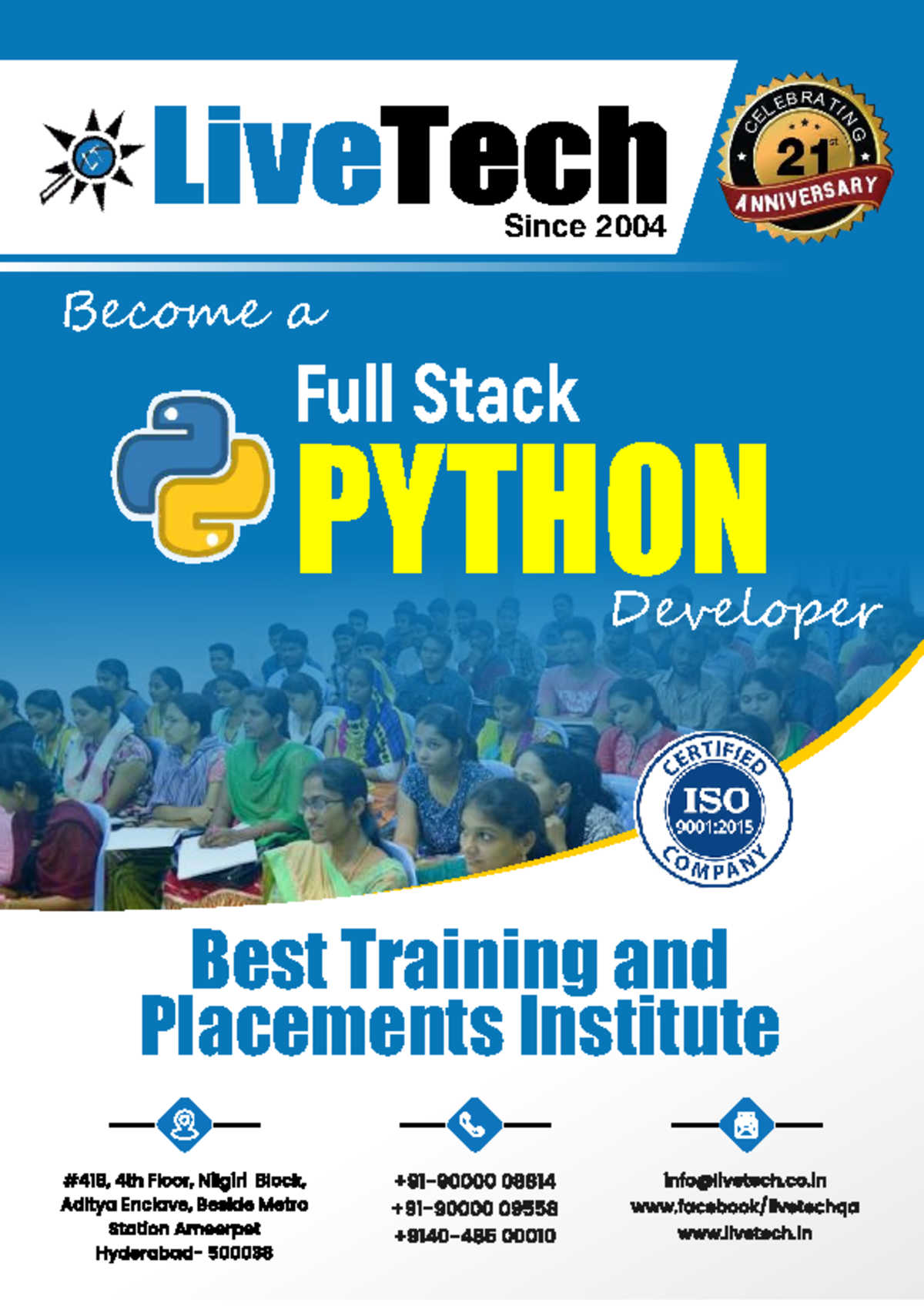 Full Stack Python Developer Training Syllabus - LiveTech 2023 - Studocu
