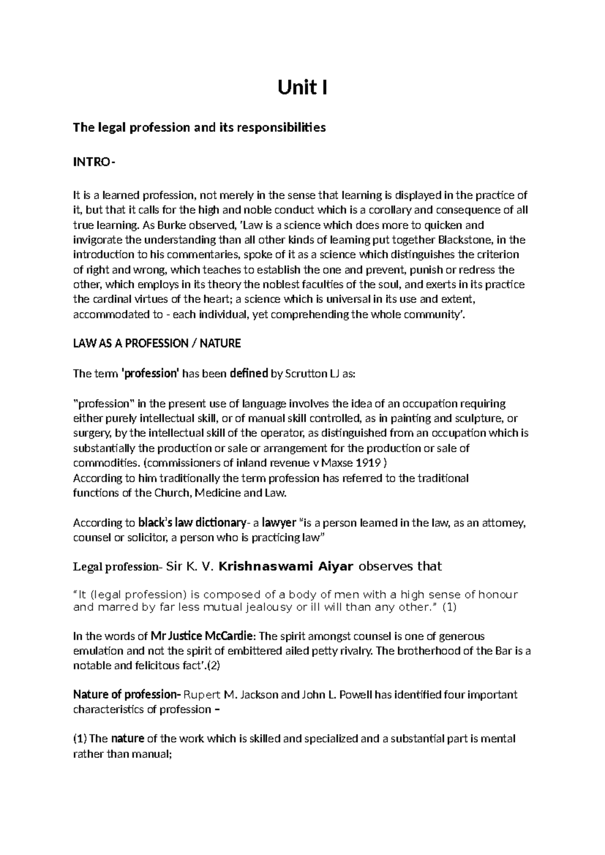 Title: Legal Ethics and Responsibilities in Professional Practice - Studocu