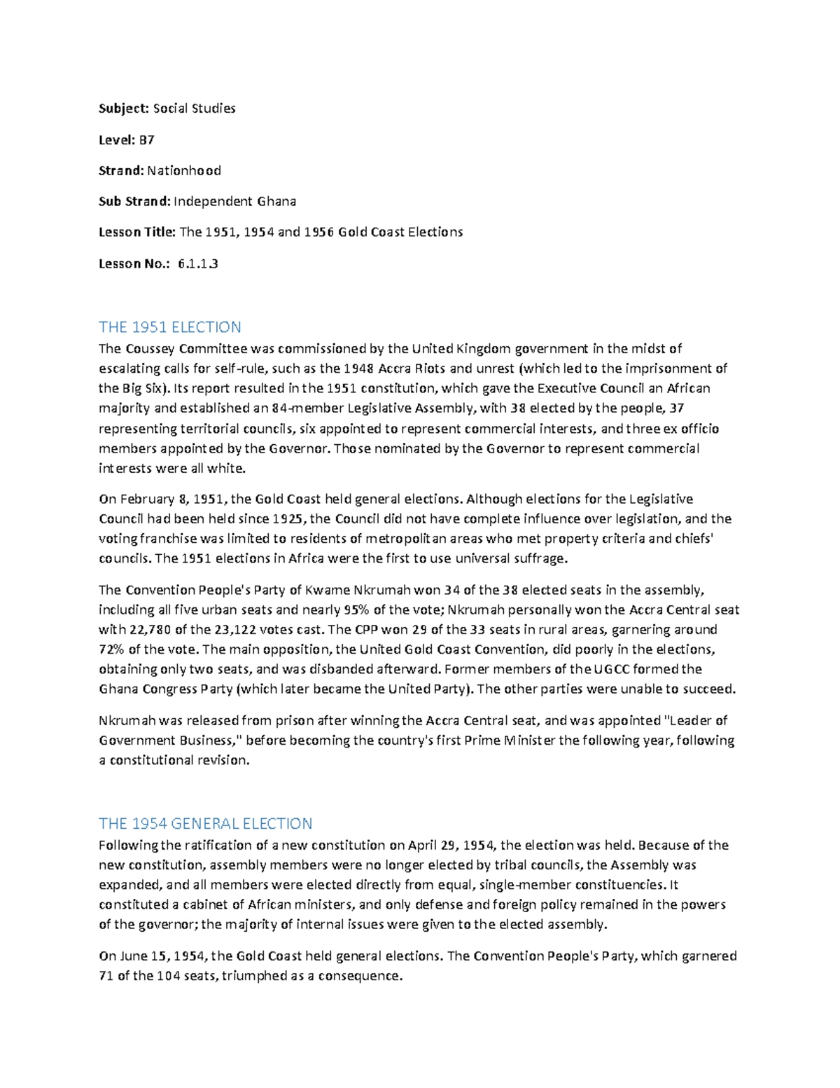 Nature and Scope of Political Science Overview (PSC 101) - The Nature ...