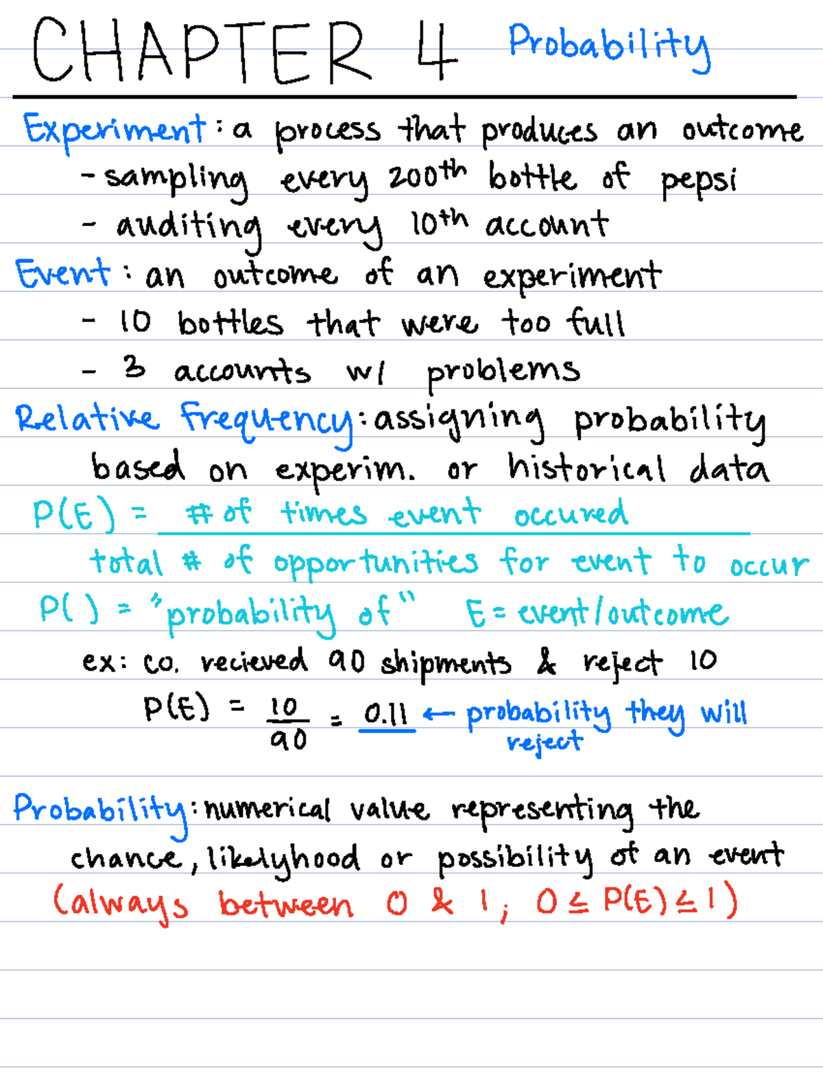 Chapter 4: Probability Concepts & Applications (Course Code Included ...
