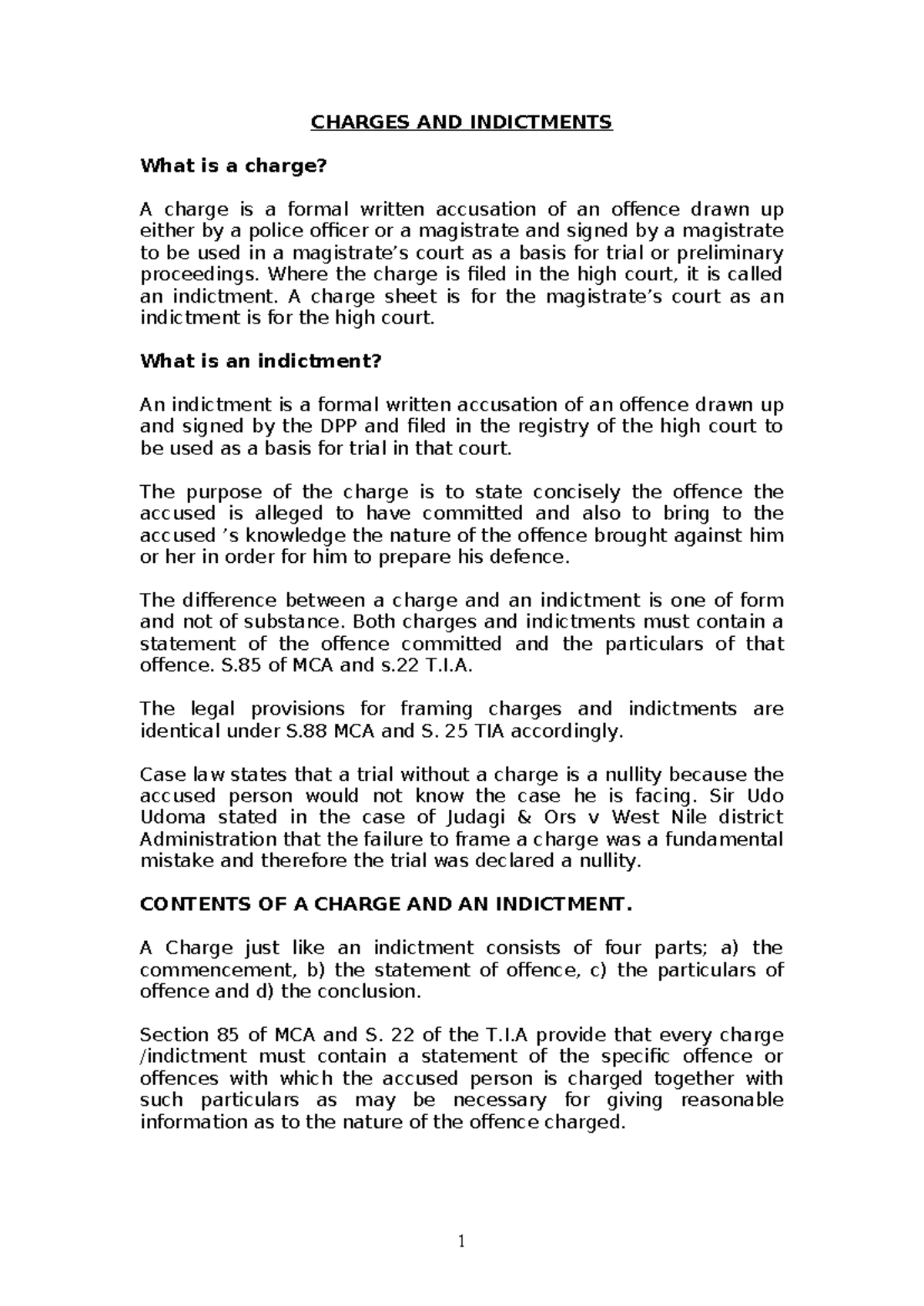 Charges and Indictments: Understanding Legal Frameworks and Procedures ...