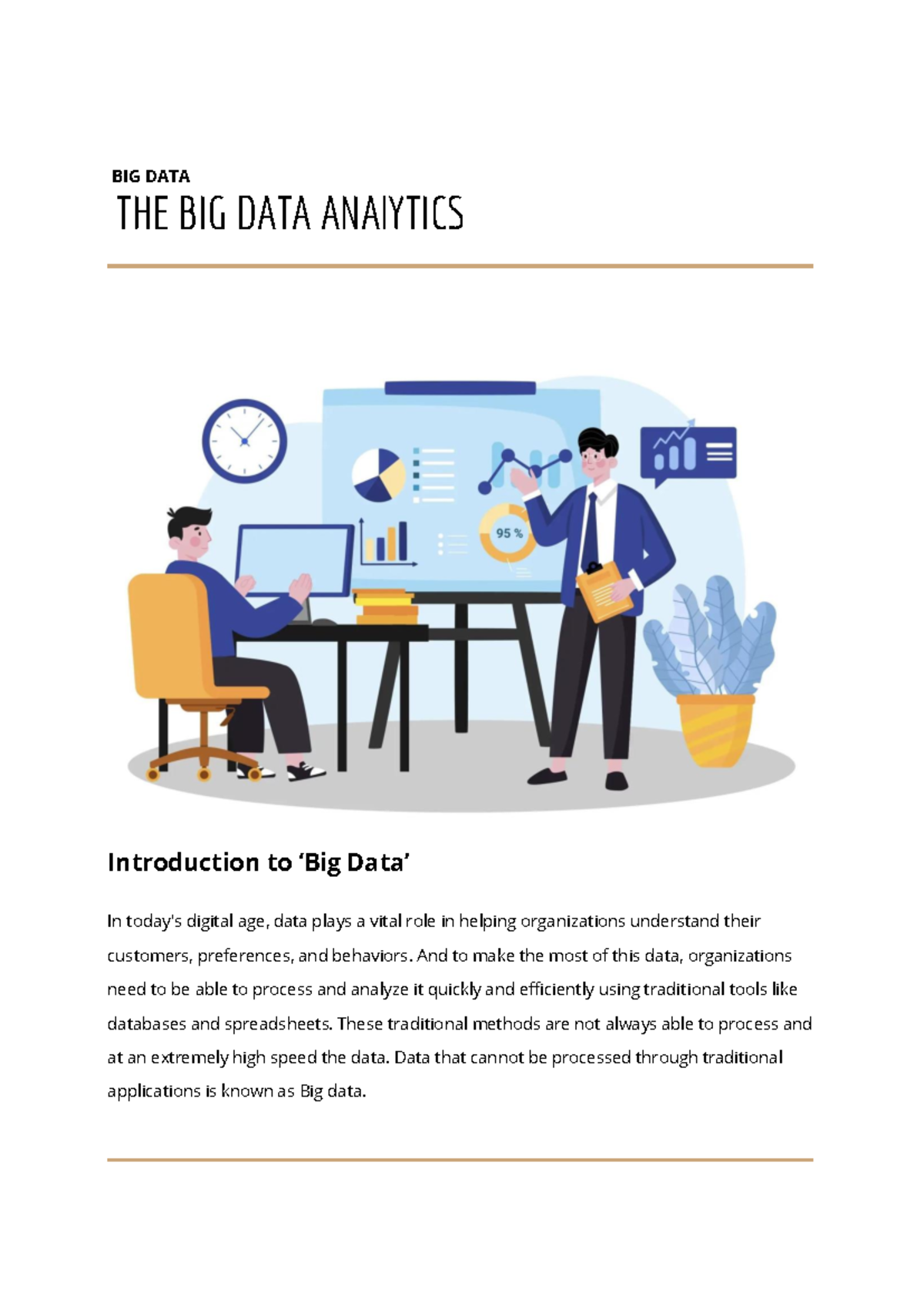 BIG DATA PROCESS AND REPORT - BIG DATA THE BIG DATA ANAlYTICS ...