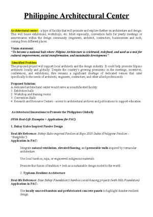 Architectural Design 8: Resilient Community Redevelopment for Pugad ...
