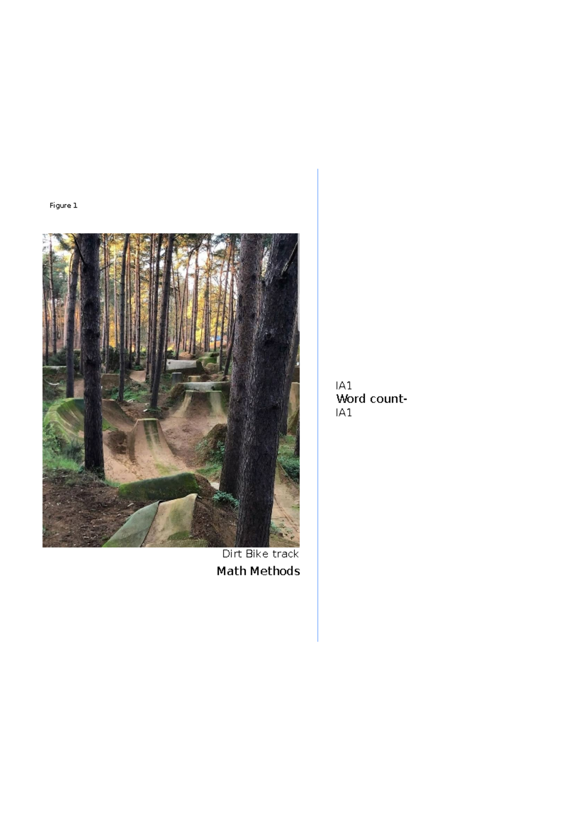 Dirt Bike track - here is a 19/20 year 12 IA1 for maths methods - Dirt ...