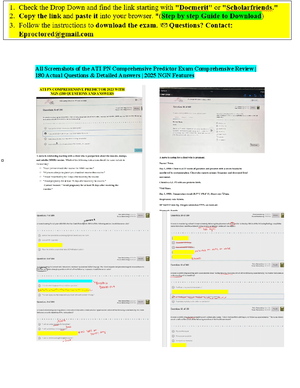 ATI PN Medical Surgical proctored exam 2025: NGN 100 questions ...