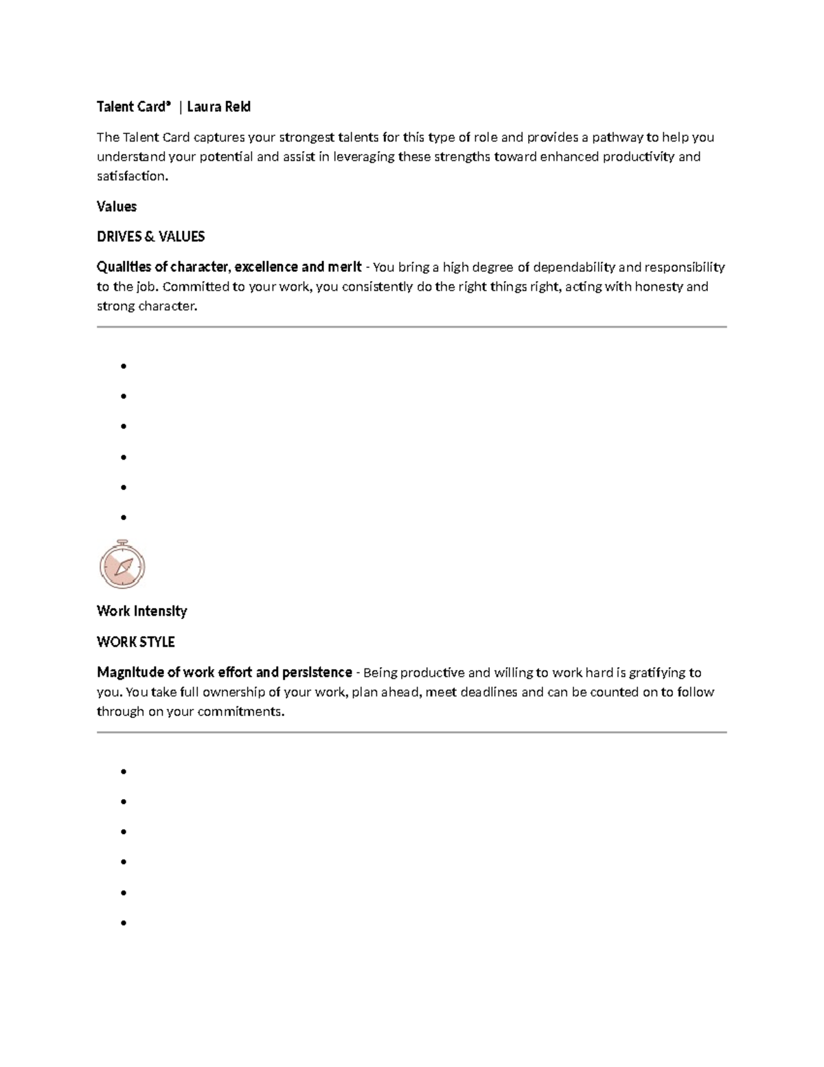Talent Card: Leveraging Strengths for Enhanced Productivity - Studocu