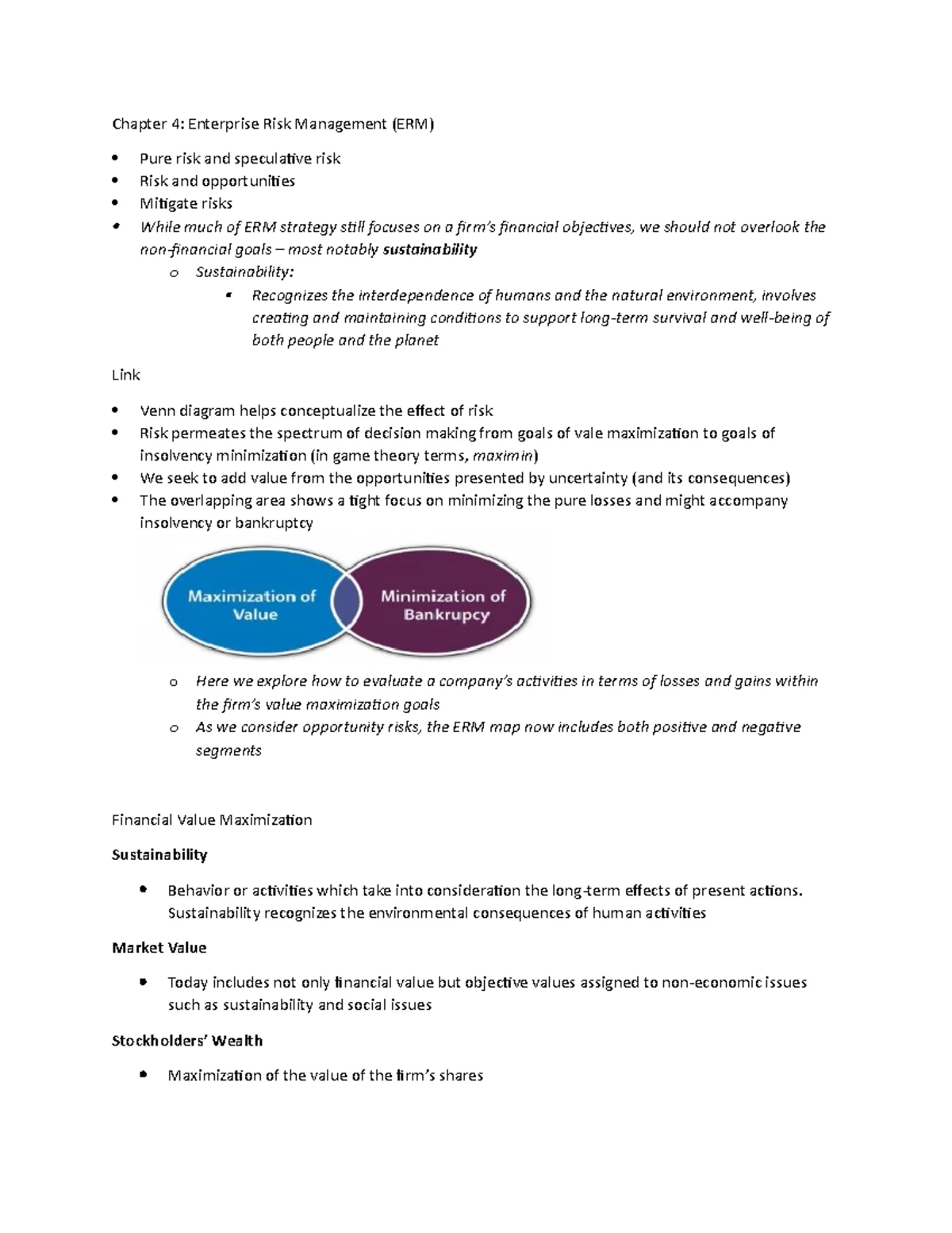 Practice Questions - Risk Management (FIN 301) - Chapters 12 & 13 - Studocu