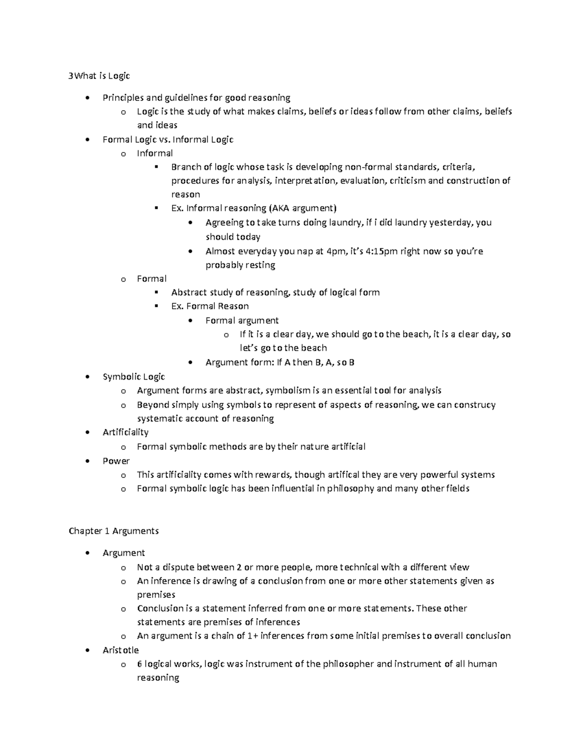Philos 2B03 Intro Logic - 3 What is Logic - Principles and guidelines ...
