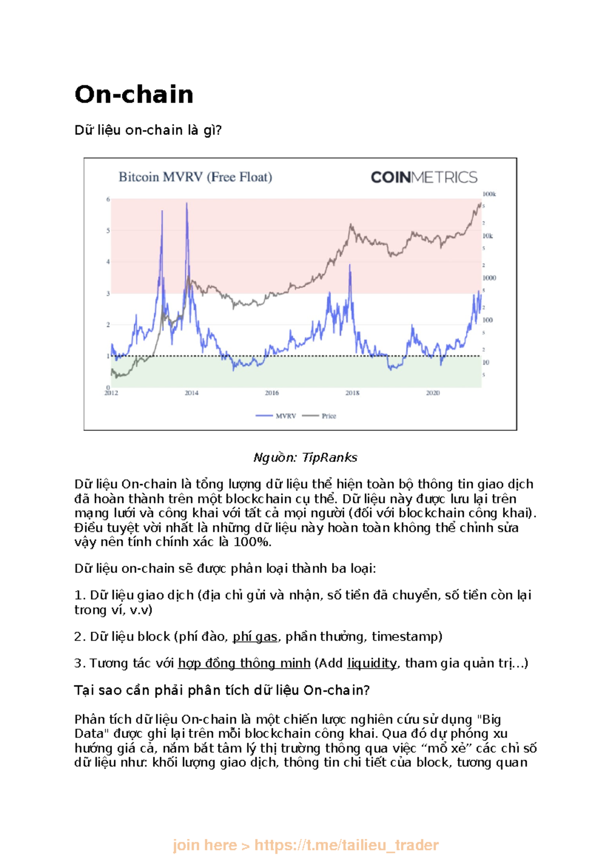On-chain Data Analysis: Understanding the Importance in Trading - Studocu