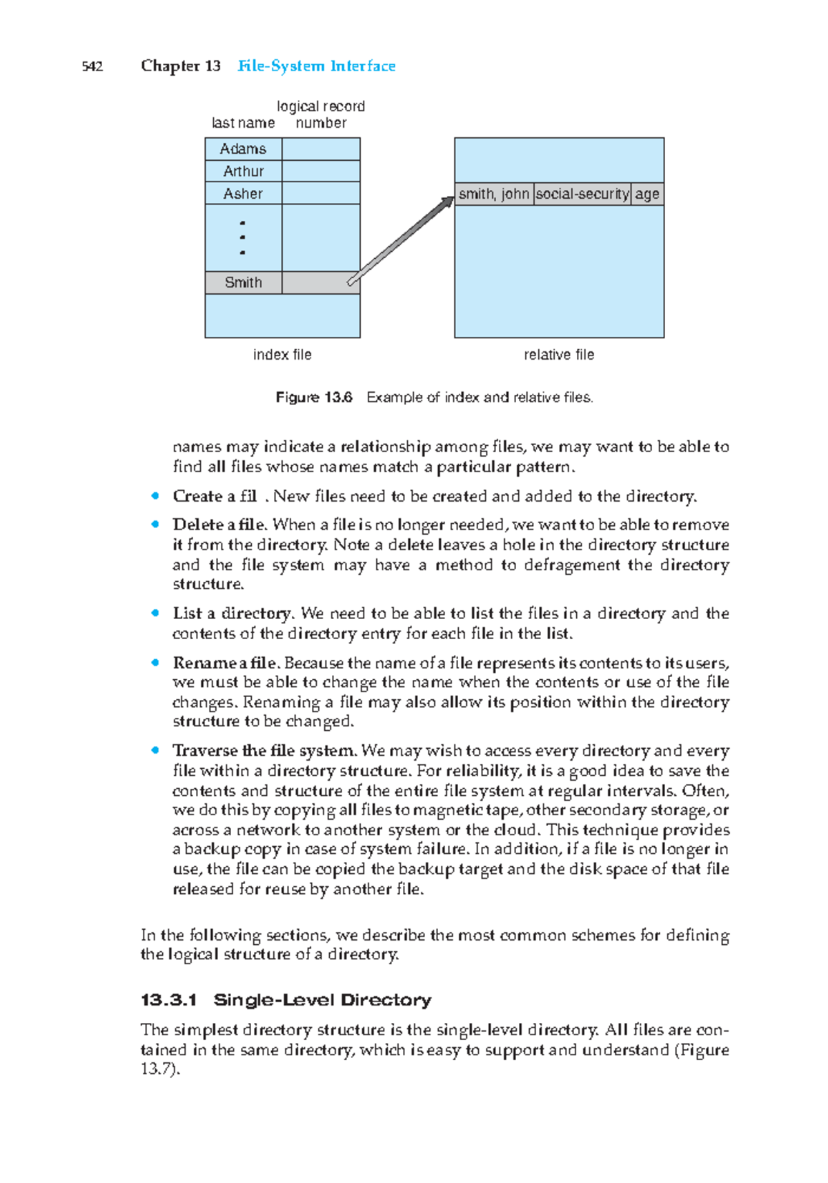 Chapter 13: File-System Interface in Abraham-Silberschatz's OS Concepts ...