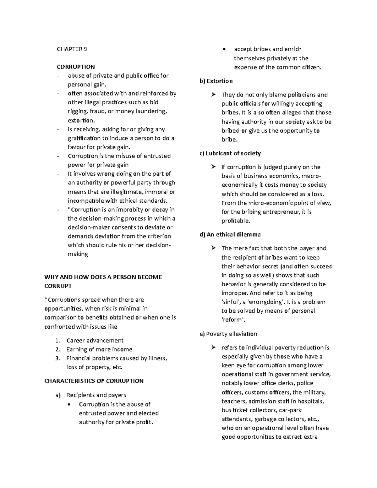 Chapter 9 - Understanding Corruption: Causes, Effects, & Solutions ...