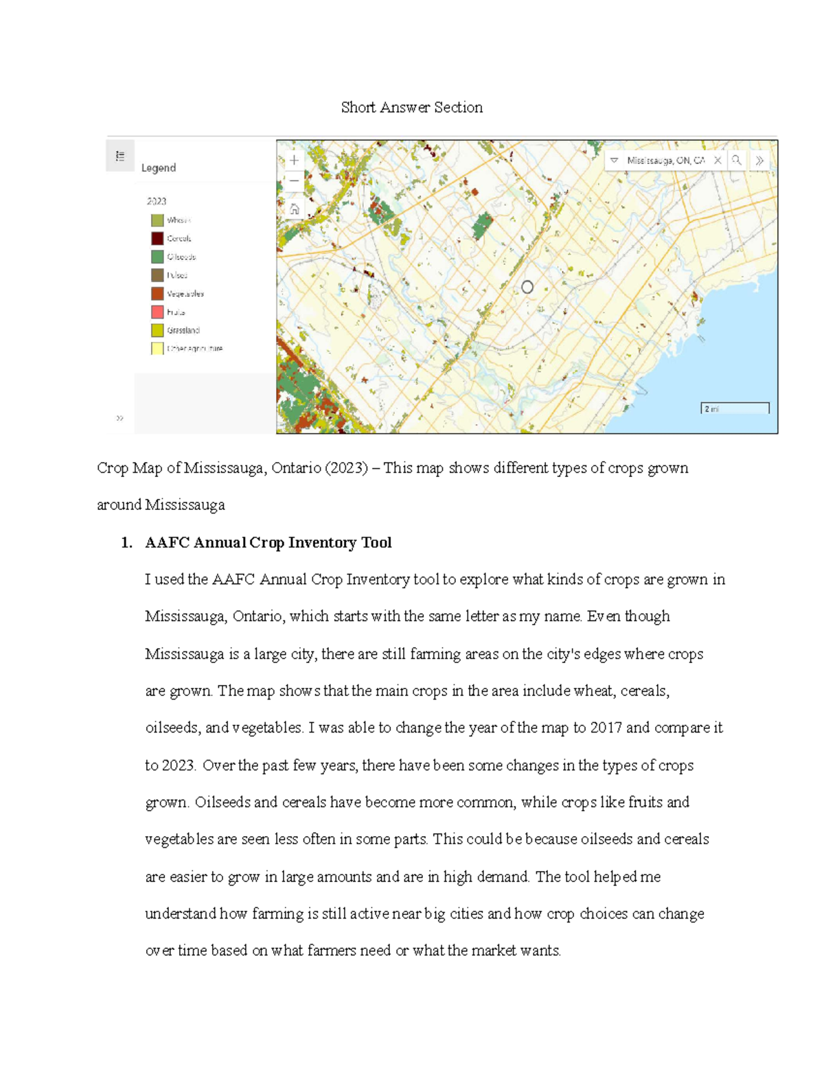 GESC-151-OC2 Exam Notes: Crop Mapping & GPS Innovations - Studocu