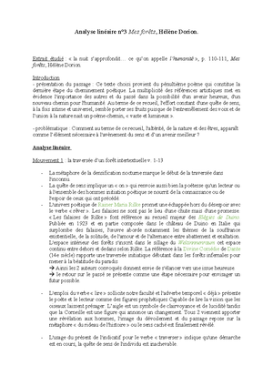 Analyse linéaire n3 Postambule - Analyse linéaire n°3 : Postambule ...