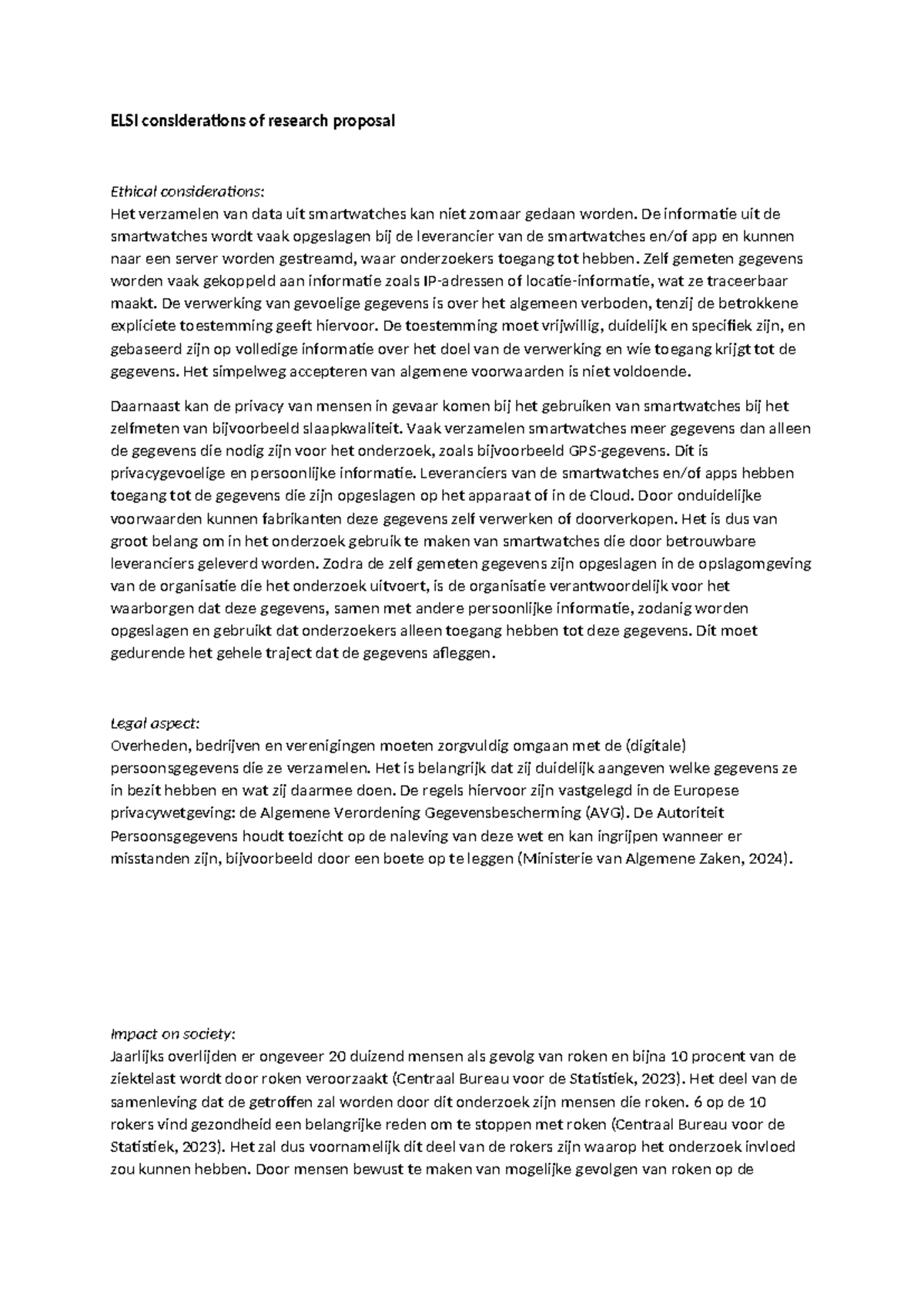 ELSI Considerations in Research Proposals: Ethical, Legal, and Societal ...