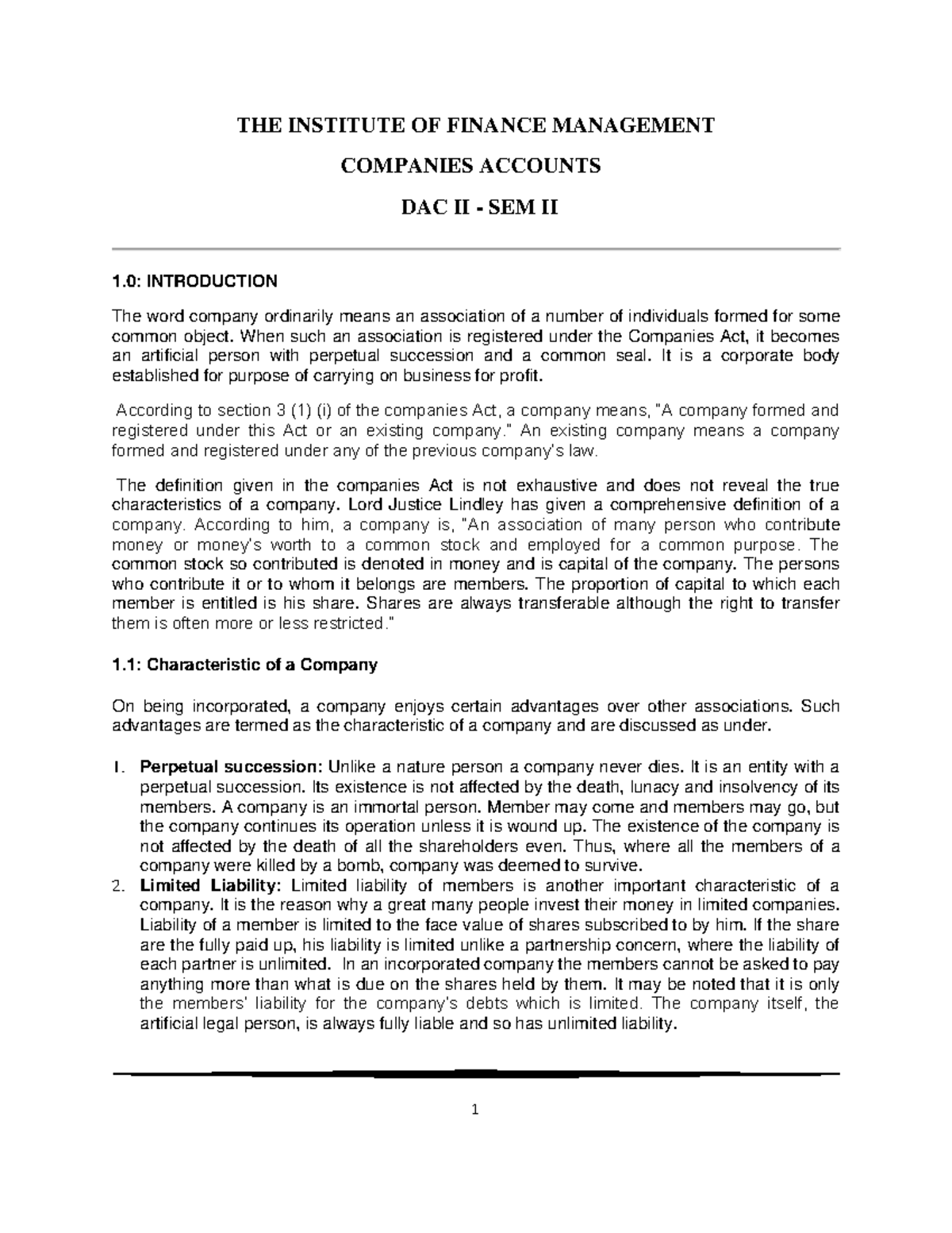 Issues of shares notes - I want to learning - THE INSTITUTE OF FINANCE ...