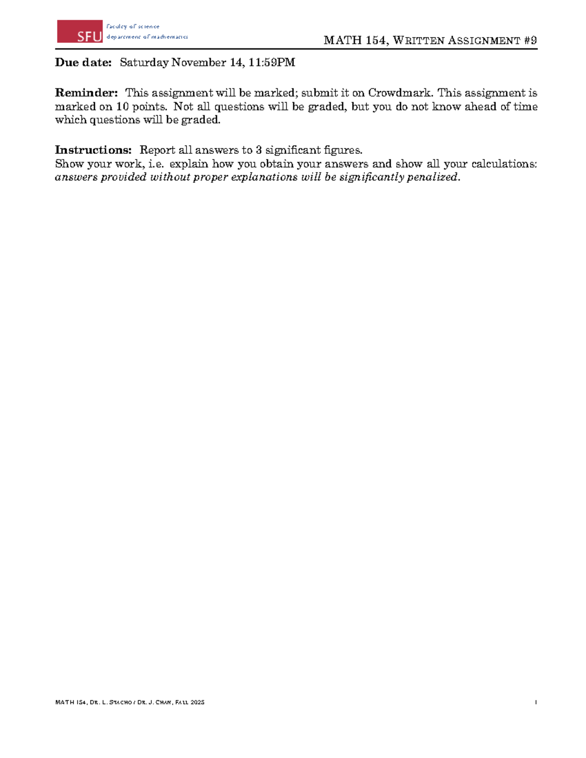 MATH 154 Fall 2010 Written Assignment: Combinatorial Structures and ...