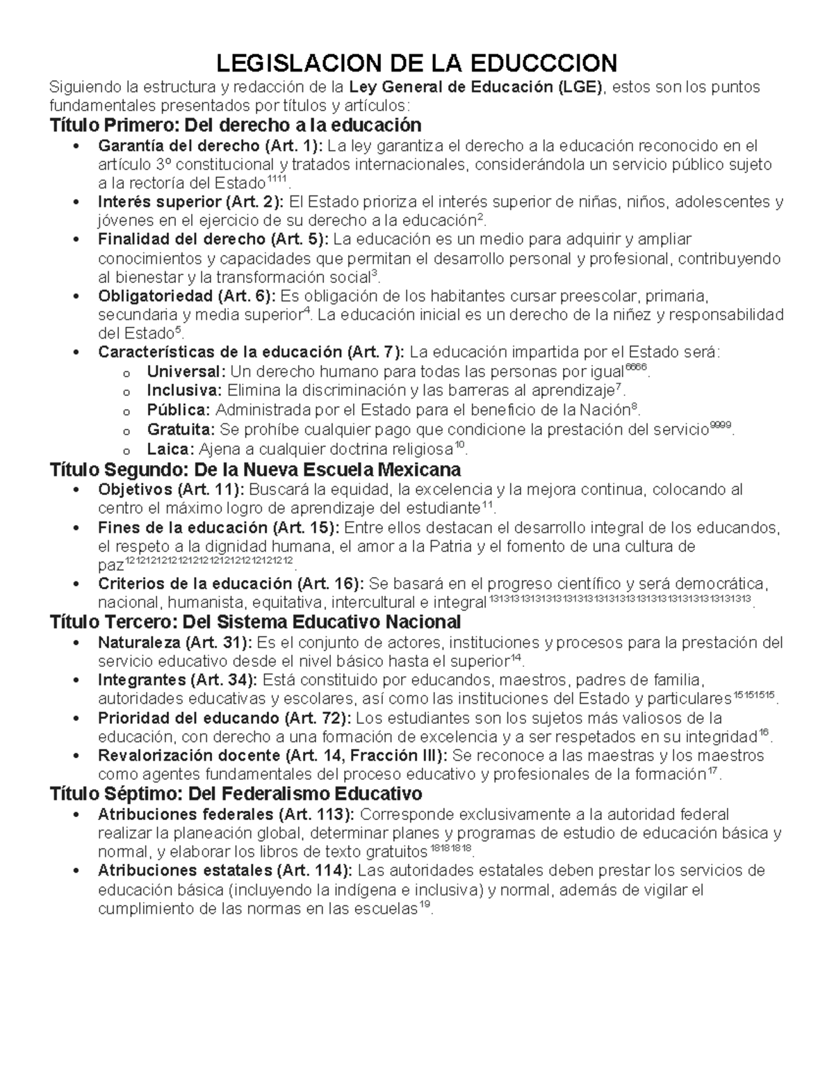 Legislación de la Educación: Análisis de la Ley General de Educación ...