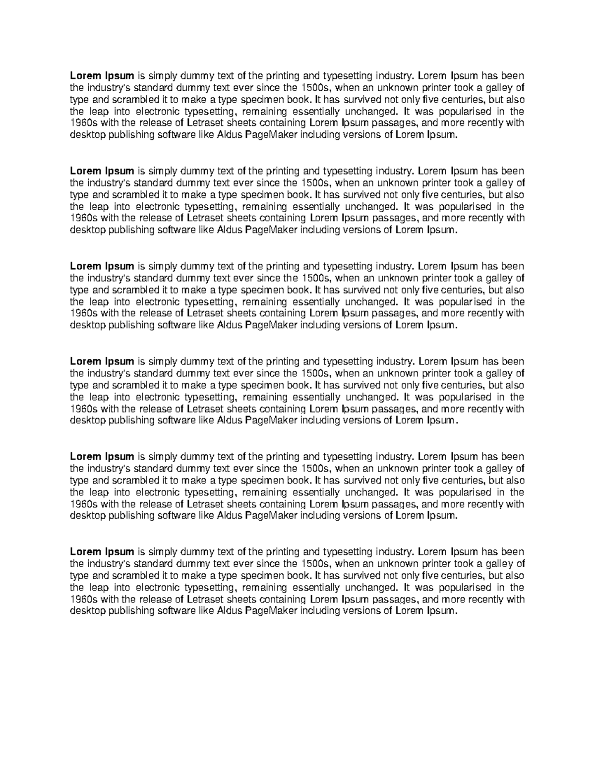 Essential Dummy Text Notes for Printing & Typesetting Industry - Studocu