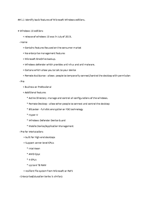A plus notes summary - Evaluation Use Only CompTIA A+ Certification ...