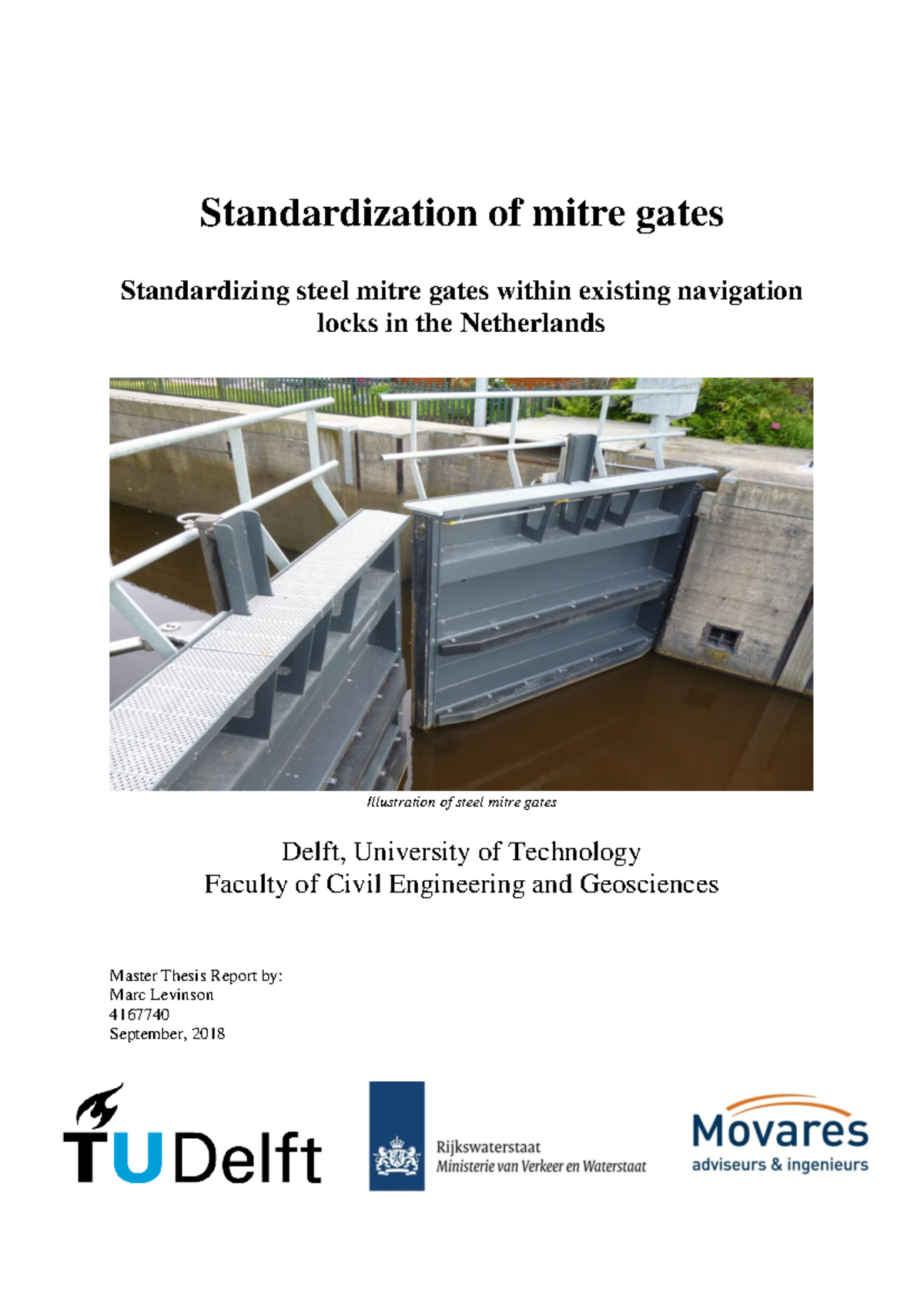 Standardization of mitre gates(MSc 2018 ) - Standardization of mitre ...