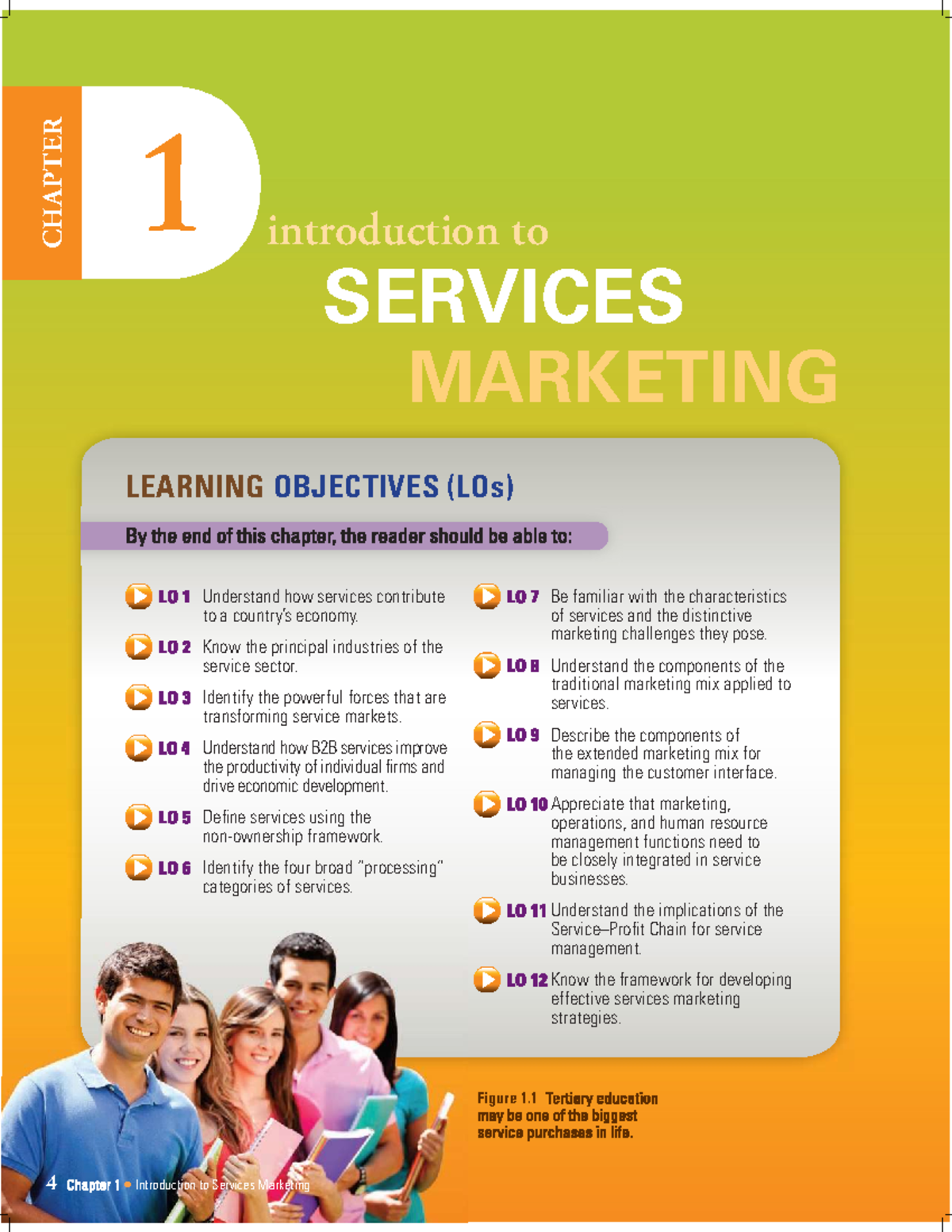CHAPTER 1: Introduction to Services Marketing and Key Concepts - Studocu