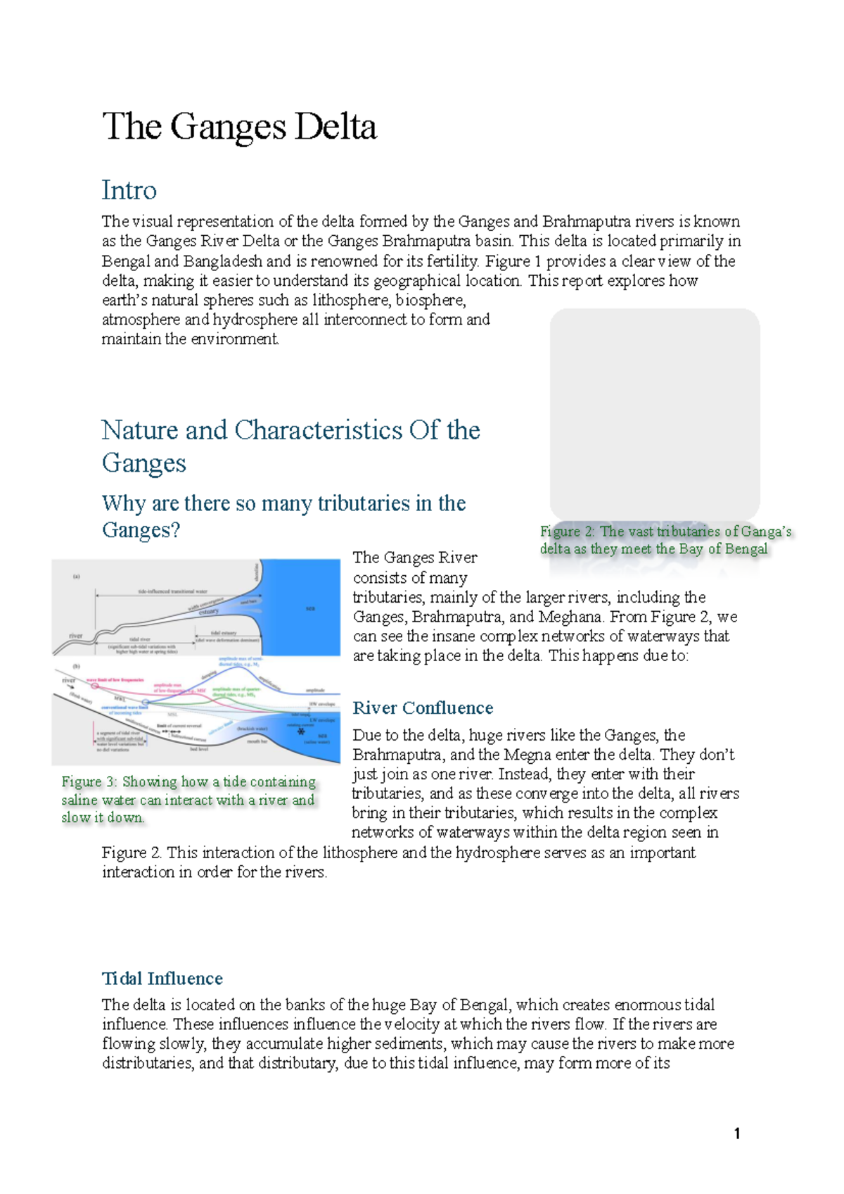 2 - geo - The Ganges Delta Intro The visual representation of the delta ...