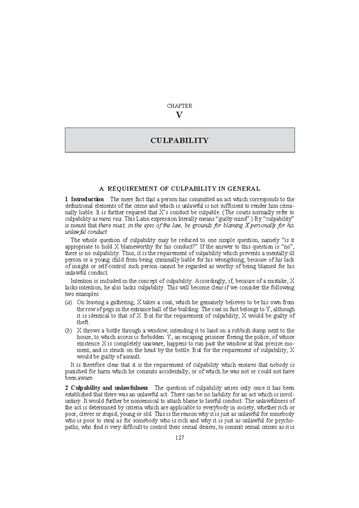 Culpability and Intention: Key Concepts in South African Criminal Law ...