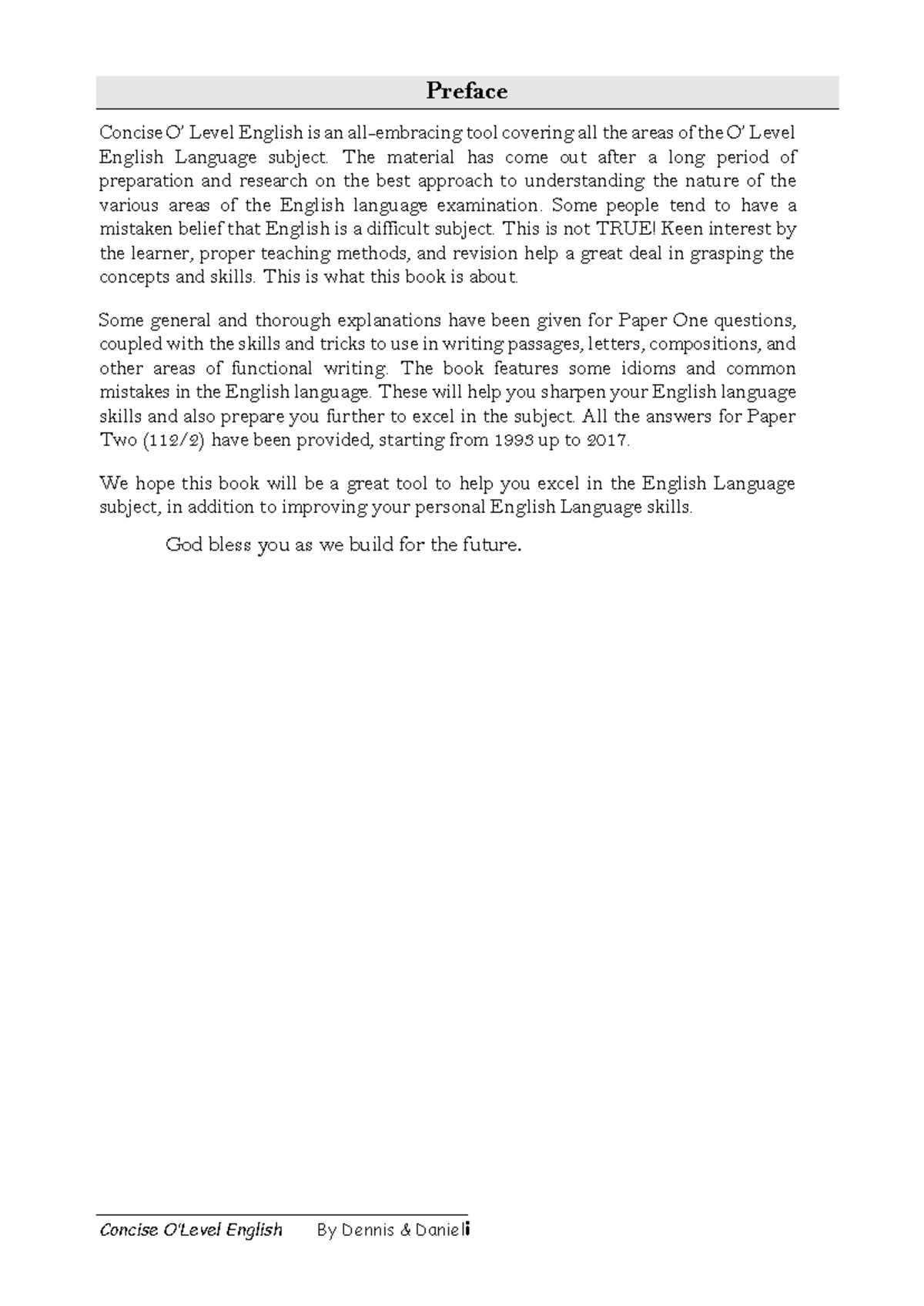 Concise O'Level English Language Study Guide & Question Bank - Studocu