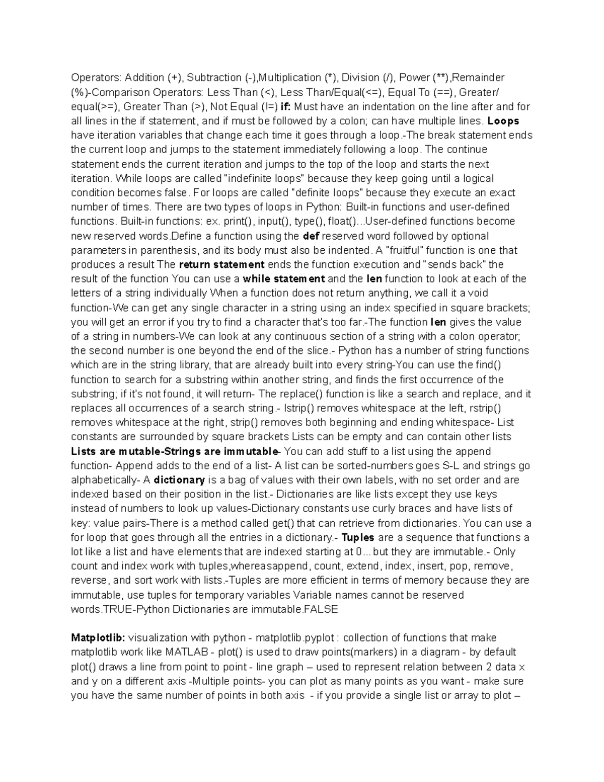 CQS 311 - Final Exam Review Solutions & Key Concepts - Studocu