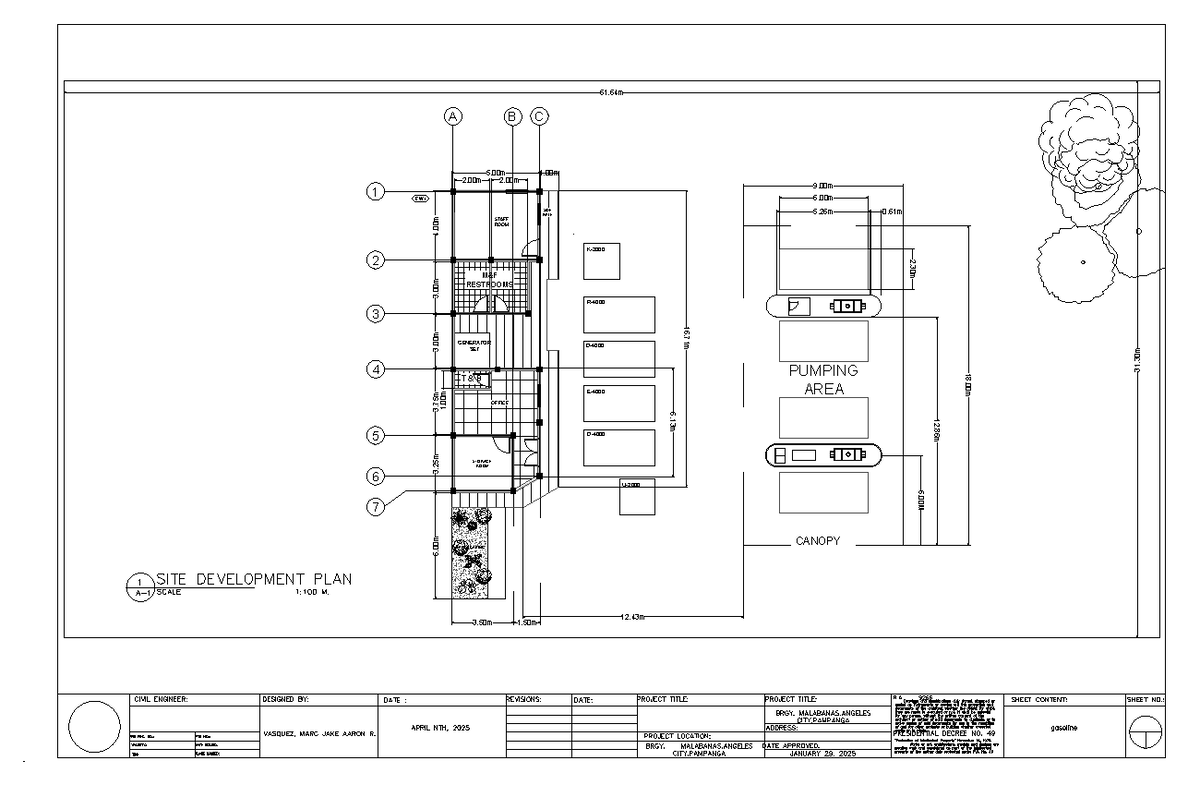 SITE Development PLAN - site dev plan - Bachelor of Science in Civil ...