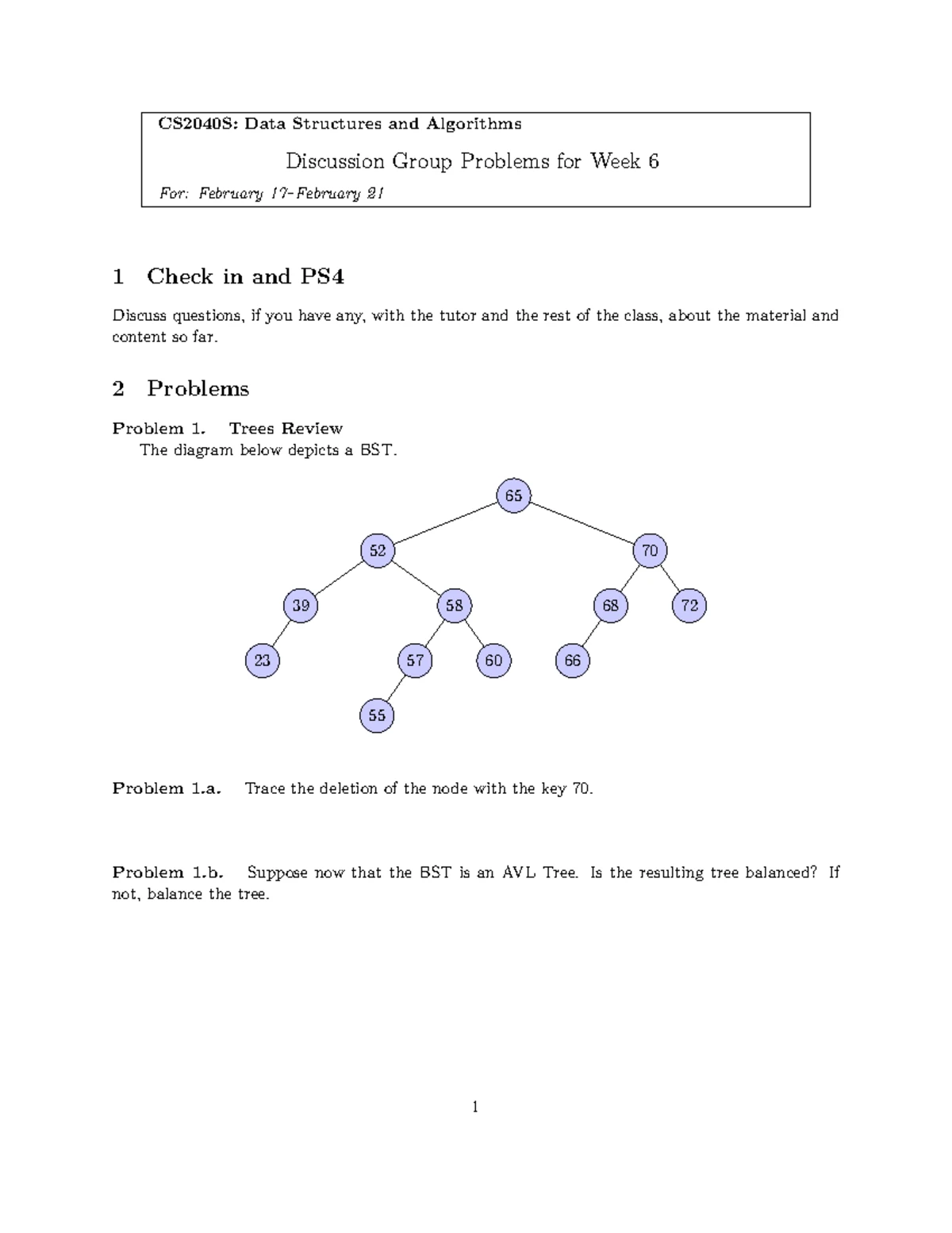 Midterm 2022 questions - CS2040S — Data Structures and Algorithms ...