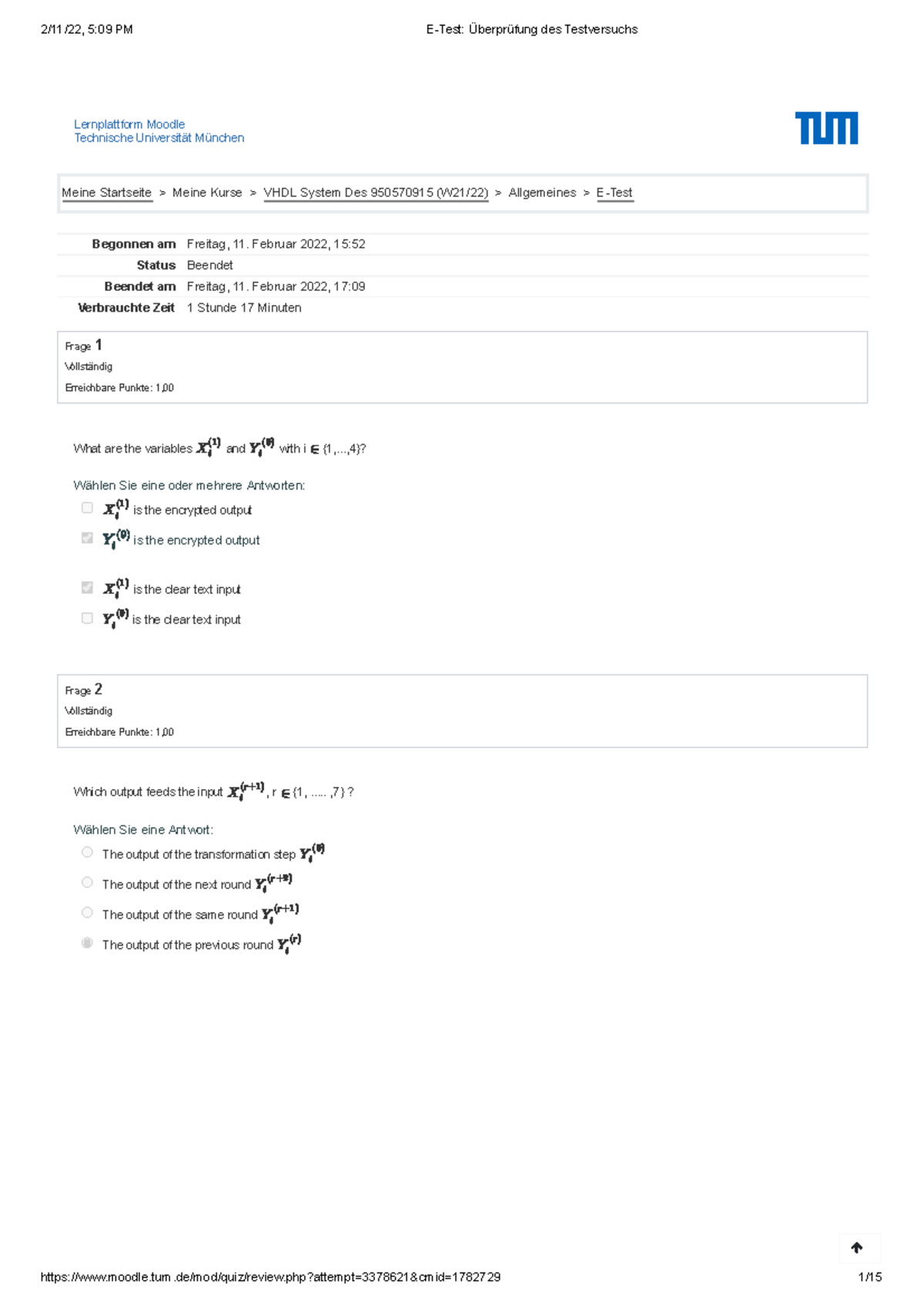 E-Test (950570915) - Sample Questions and Complete Answers - Studocu