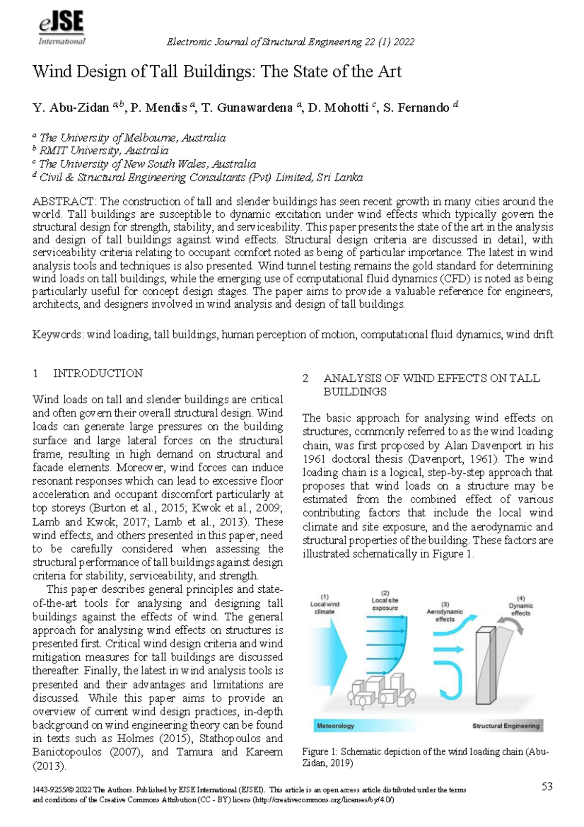 Wind Design of Tall Buildings The State - Abu-Zidan a,b, P. Mendis a, T ...