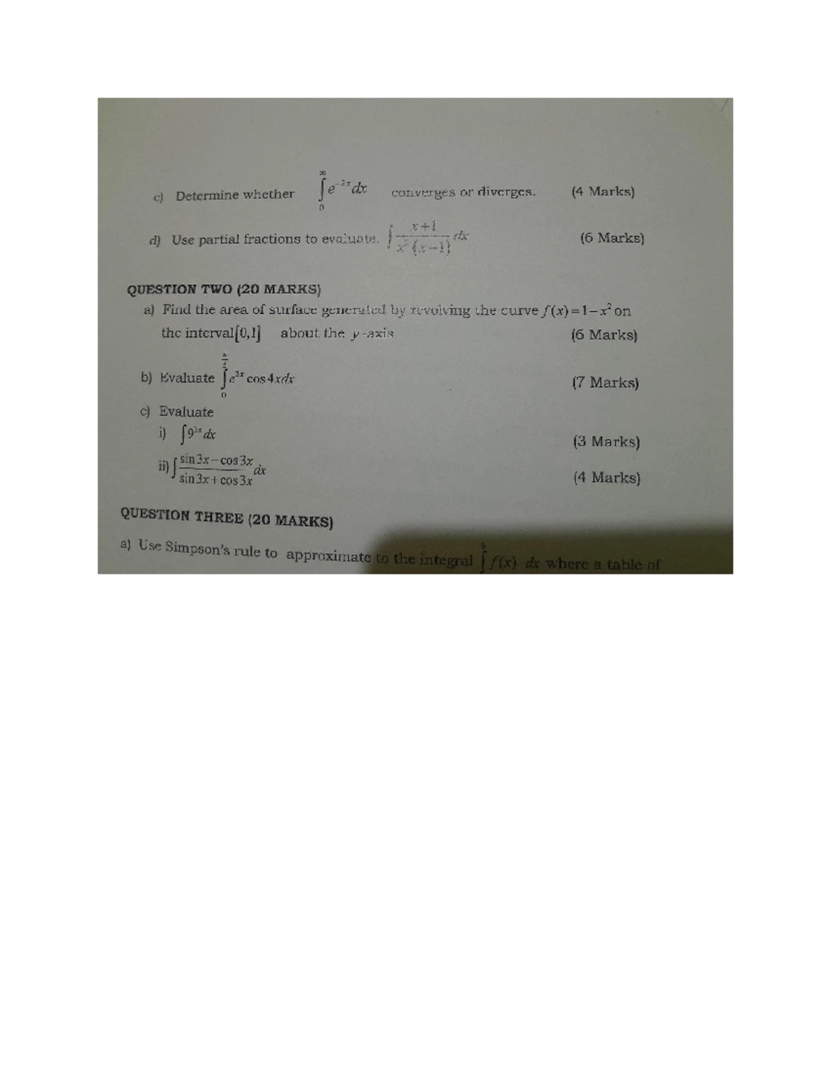 1022431573 Calculus 2 Final Exam Questions and Solutions - Studocu