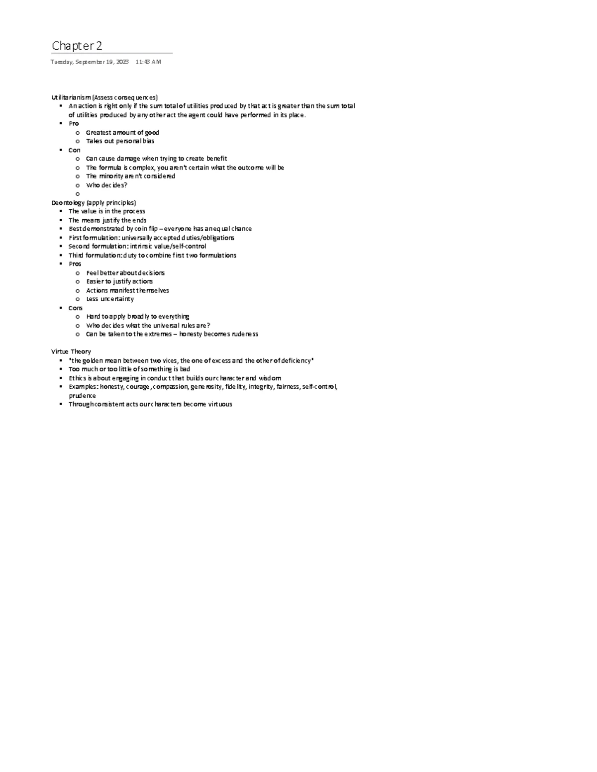 Ethics 101: Lecture Notes on Chapter 3 - Fast vs Slow Thinking - Studocu