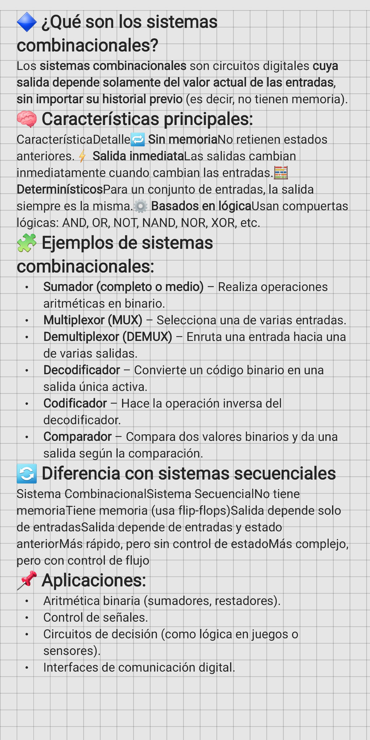 Tarea 2: Sistemas Combinacionales y sus Características - Document Preview