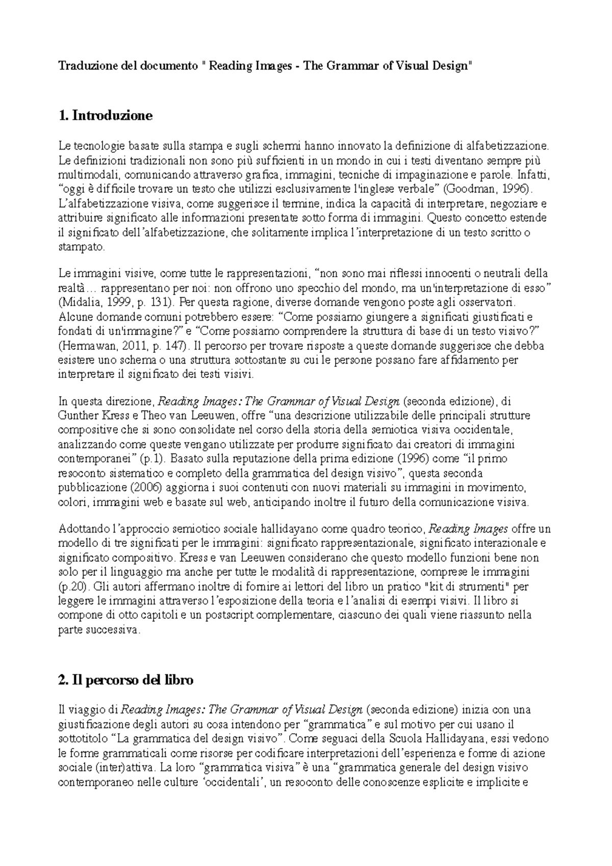 Ita Reading Images: La Grammatica del Design Visivo - Analisi e ...