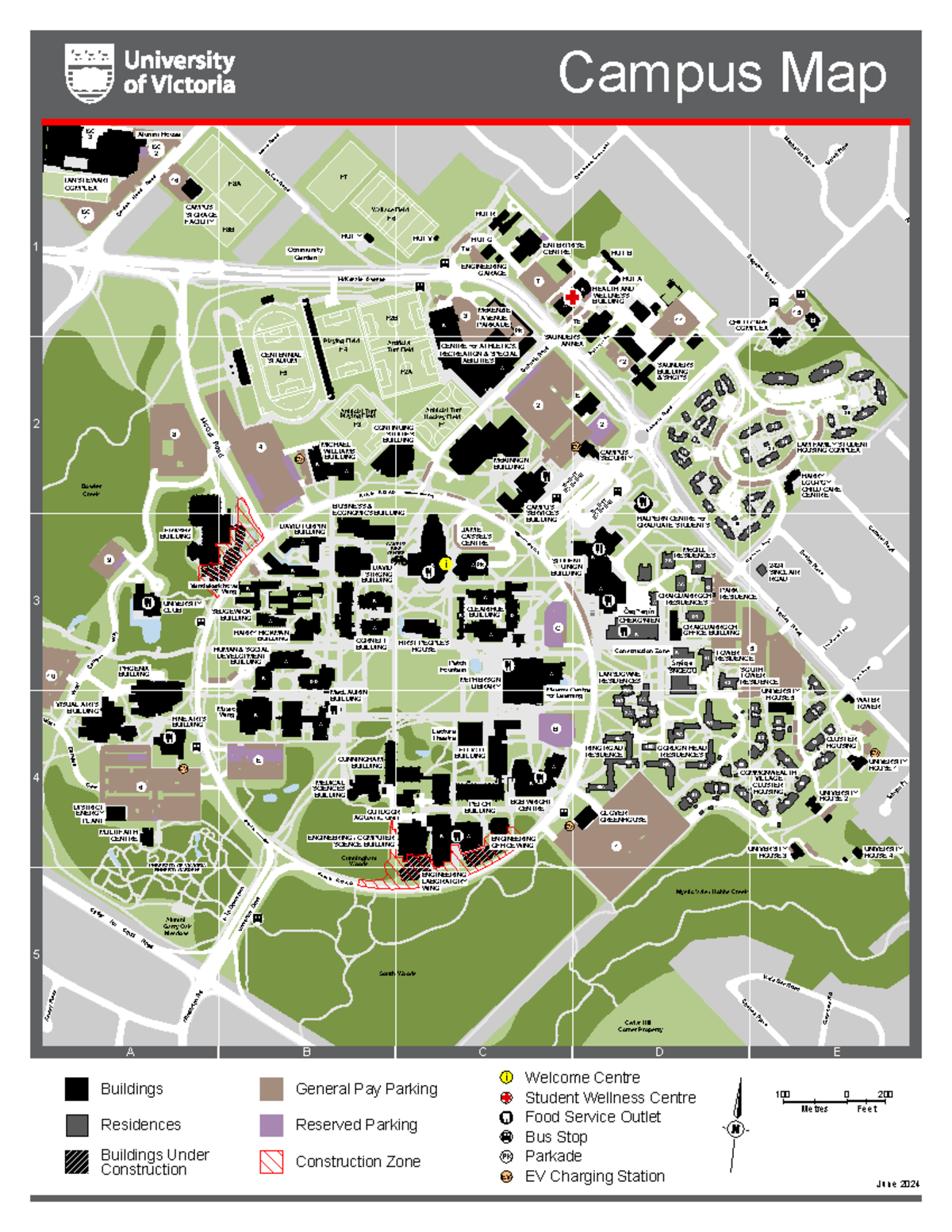 Uvic-map: Detailed Overview of Derivatives on Campus Facilities - Studocu