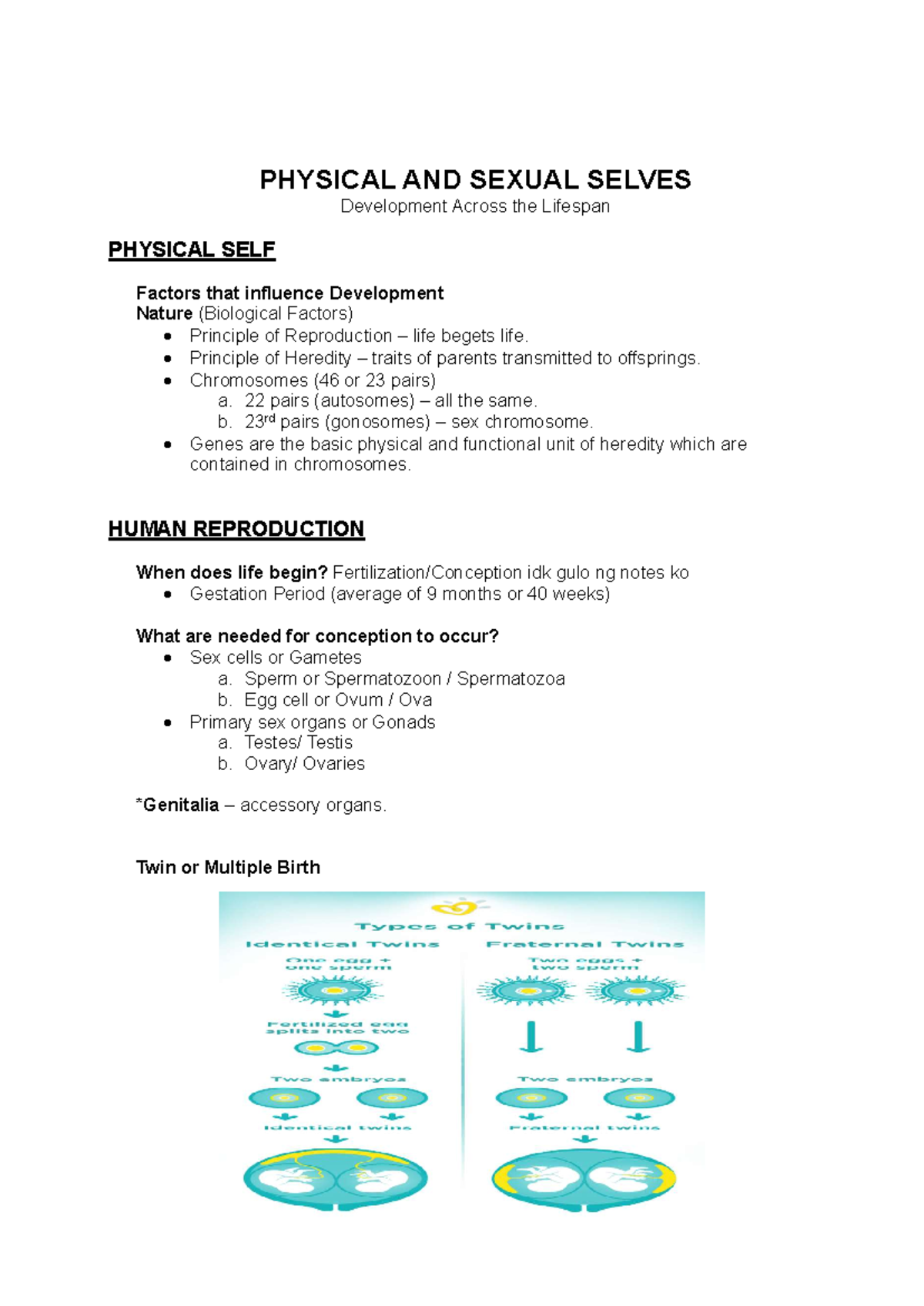Uts ft physical self - PHYSICAL AND SEXUAL SELVES Development Across ...