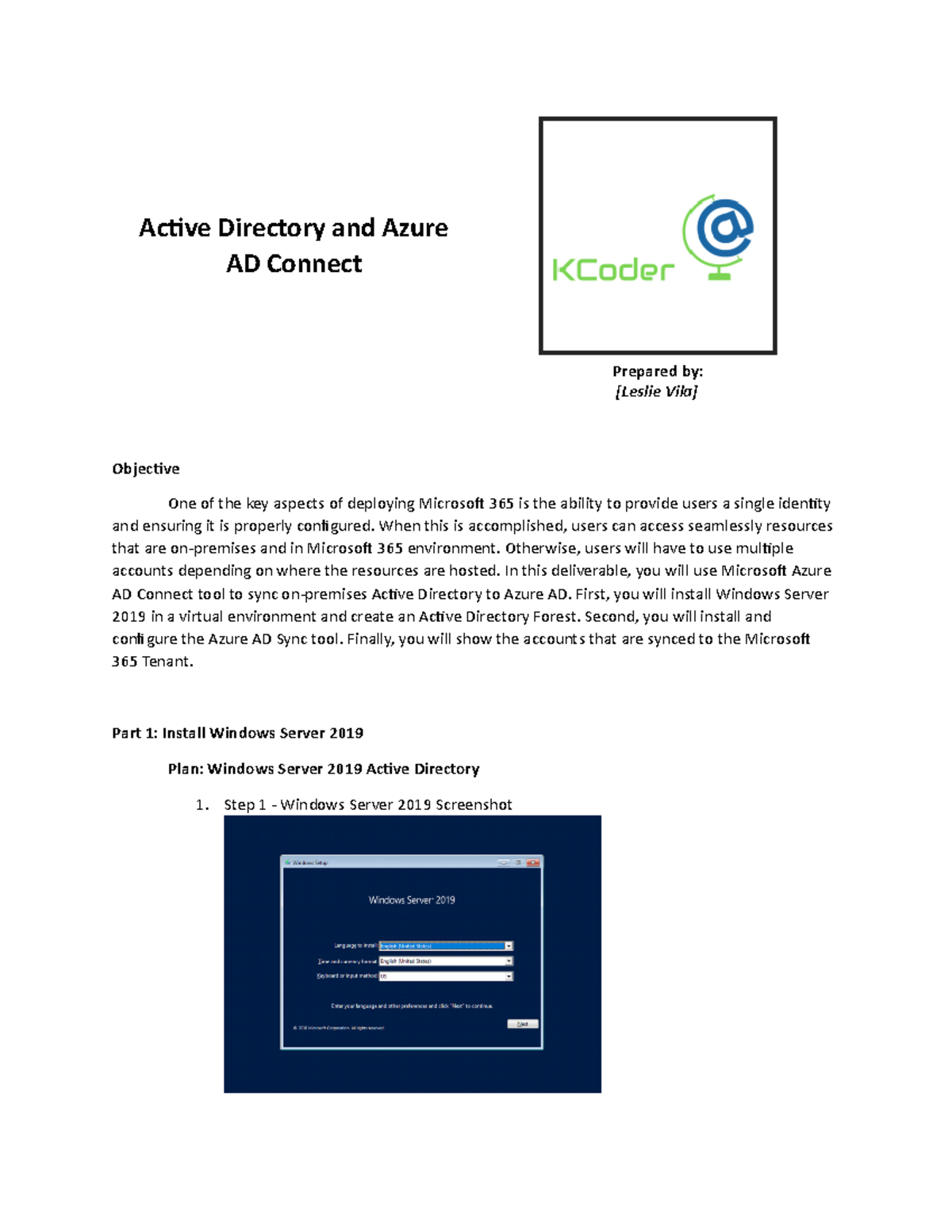 Project 2 - Microsoft 365 Deployment: Active Directory & Azure AD ...