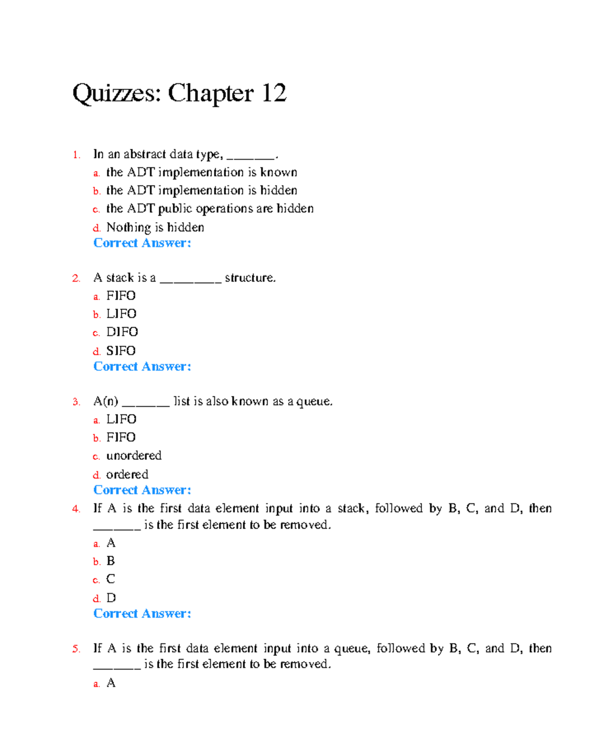 Chap12 Quiz - Introduction to computing chap 12 quiz - Quizzes: Chapter ...