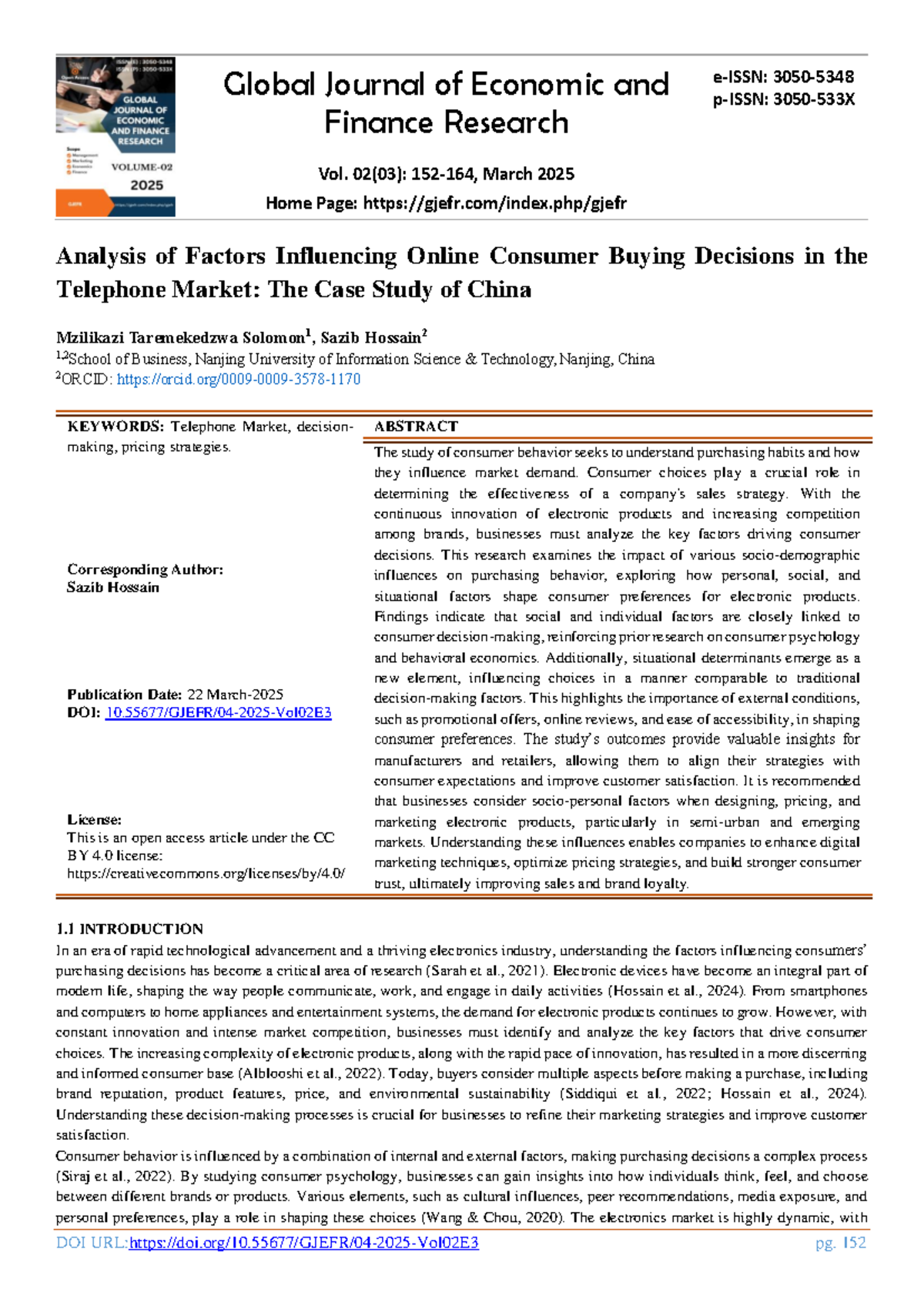 TLTA2 - Case Study on Online Consumer Buying Decisions in China's ...