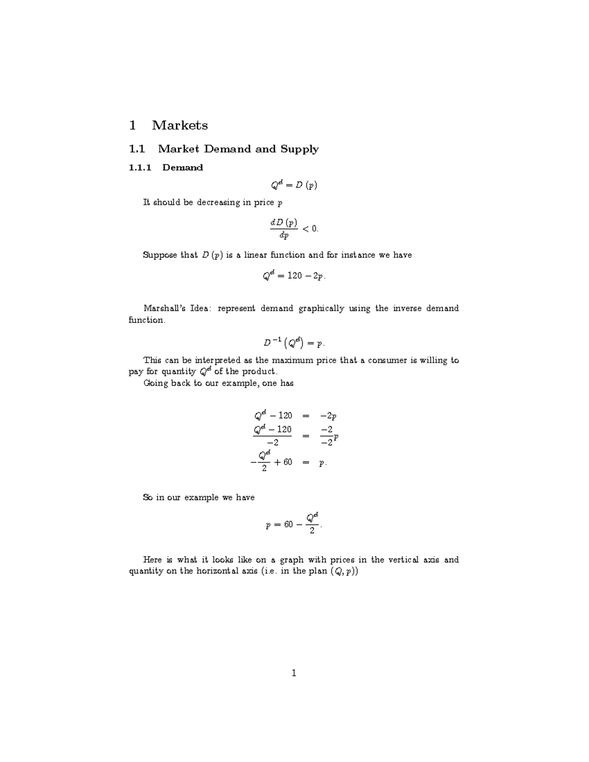 Lecture 1 - Understanding Market Demand and Supply Dynamics - Studocu