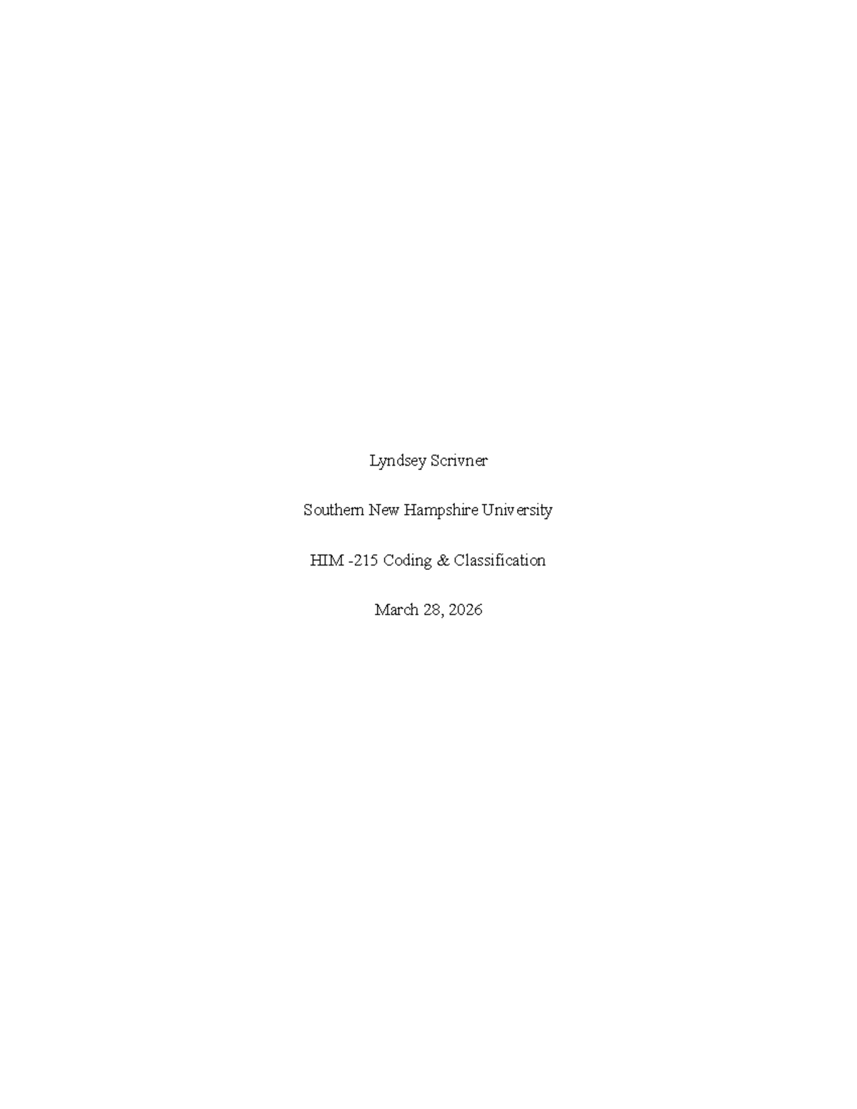 HIM 215 Final Project Milestone 2: HCPCS II Coding Analysis - Studocu