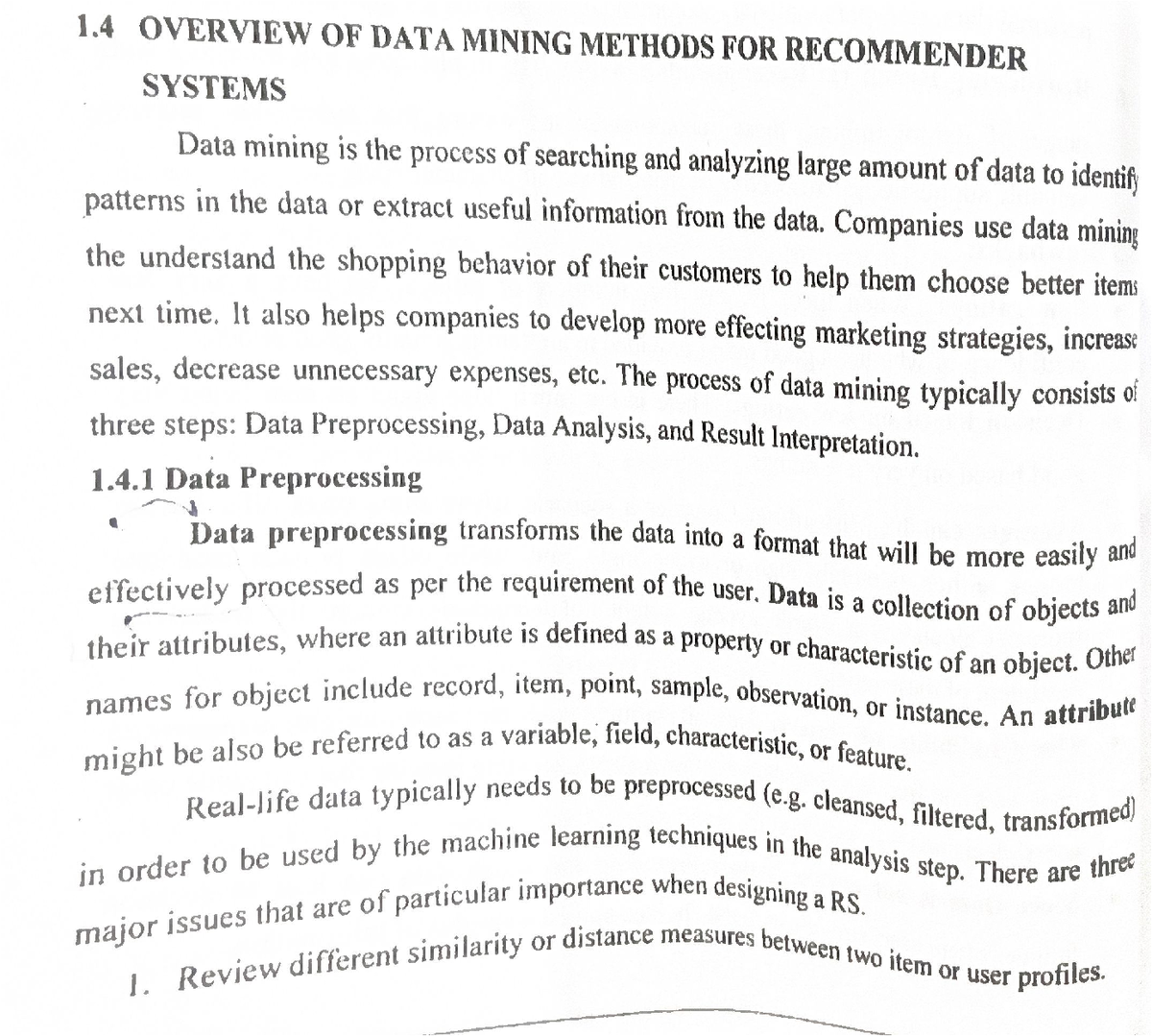 CCS360 Data Mining Methods for Recommender Systems Overview - Studocu